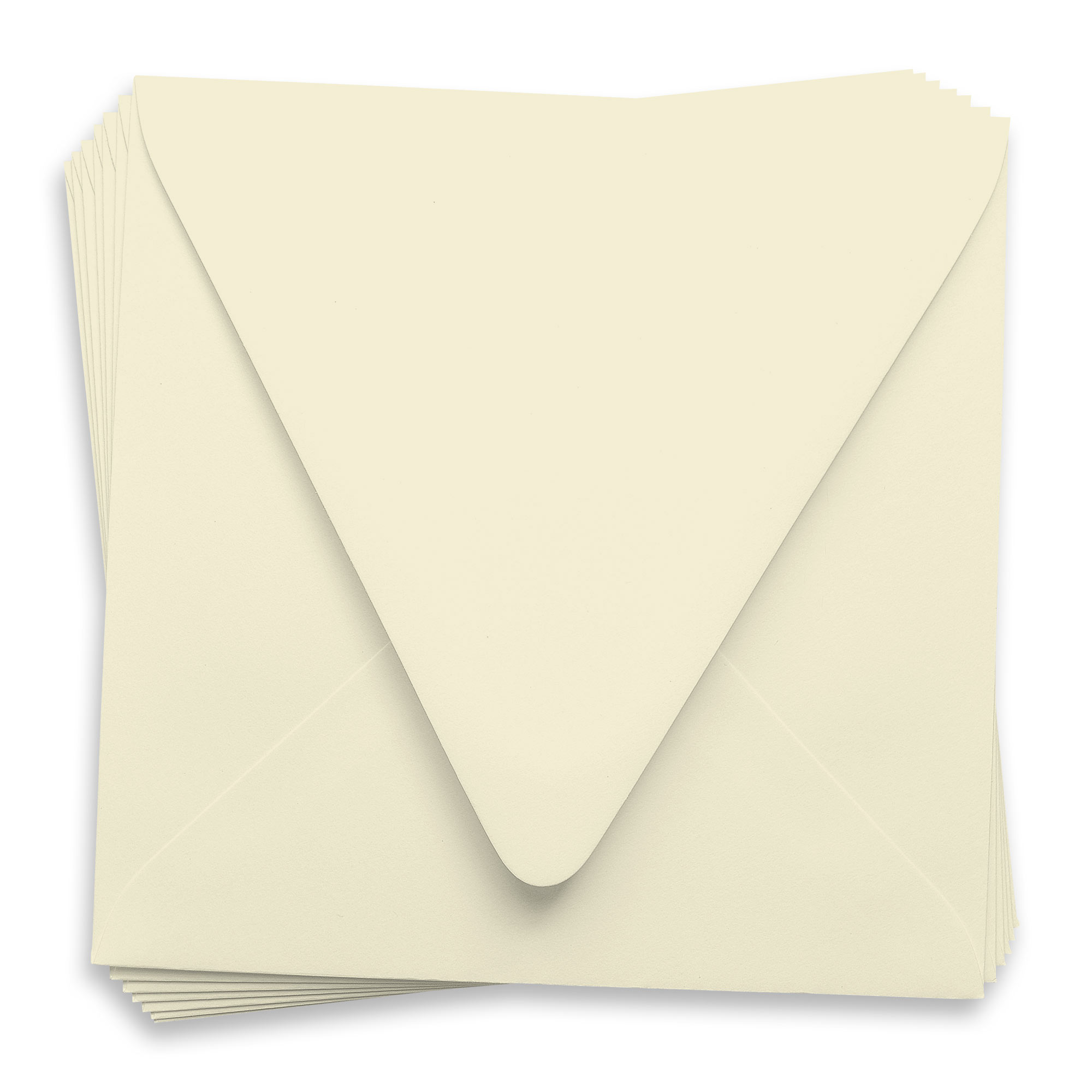 Wedding Cream Square Envelopes - 6 1/2 x 6 1/2 Gmund Colors Matt Euro Flap 91T
