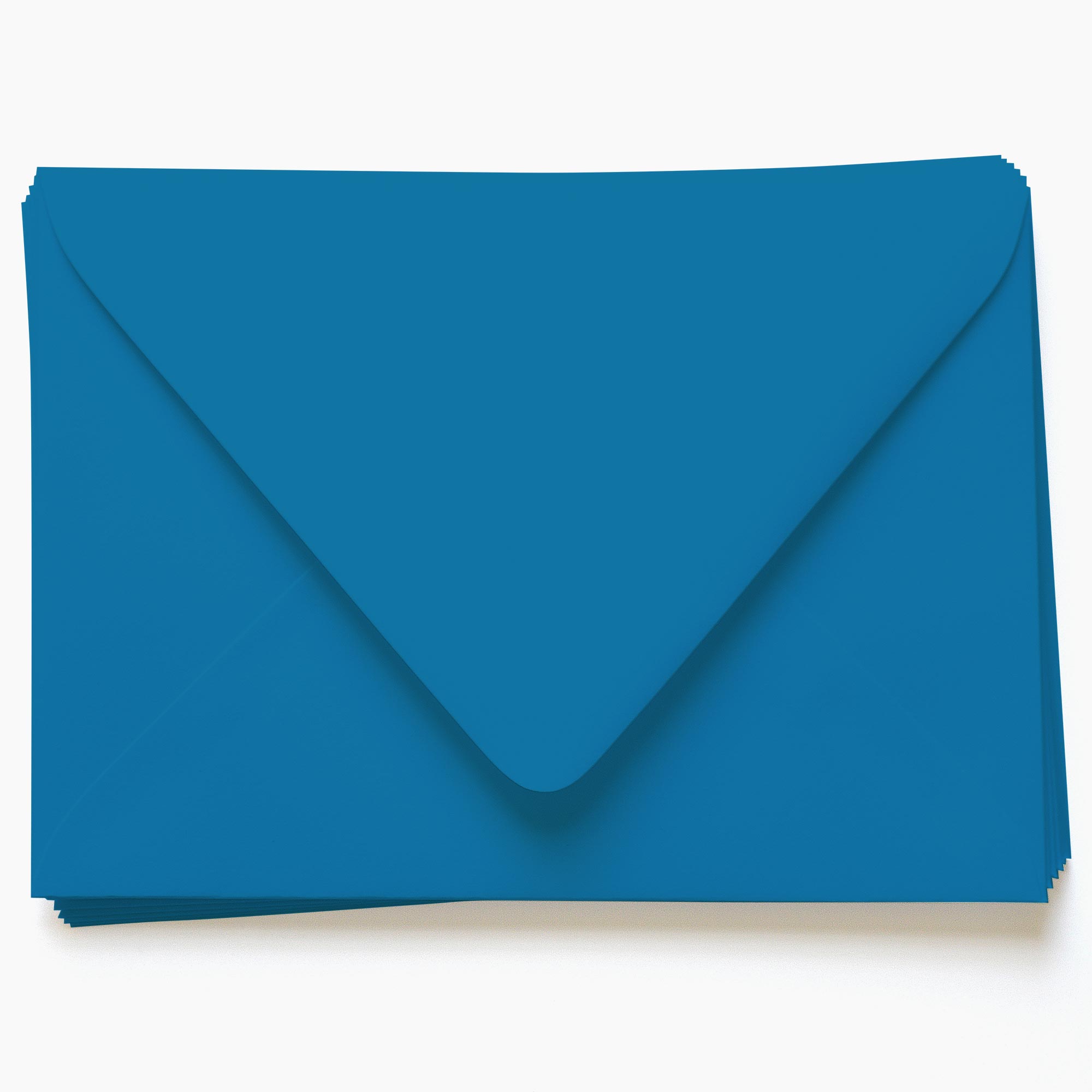 Cyan Blue Envelopes - A6 Gmund Colors Matt 4 3/4 x 6 1/2 Euro Flap 68T