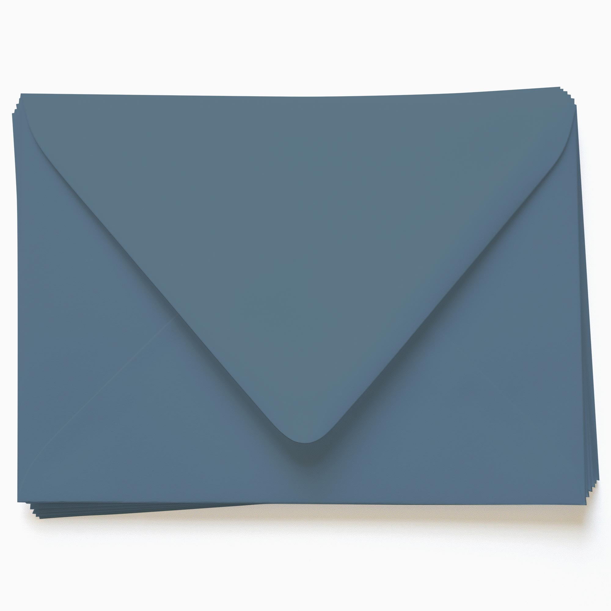 Marina Blue Envelopes - A7 Gmund Colors Matt 5 1/4 x 7 1/4 Euro Flap 68T