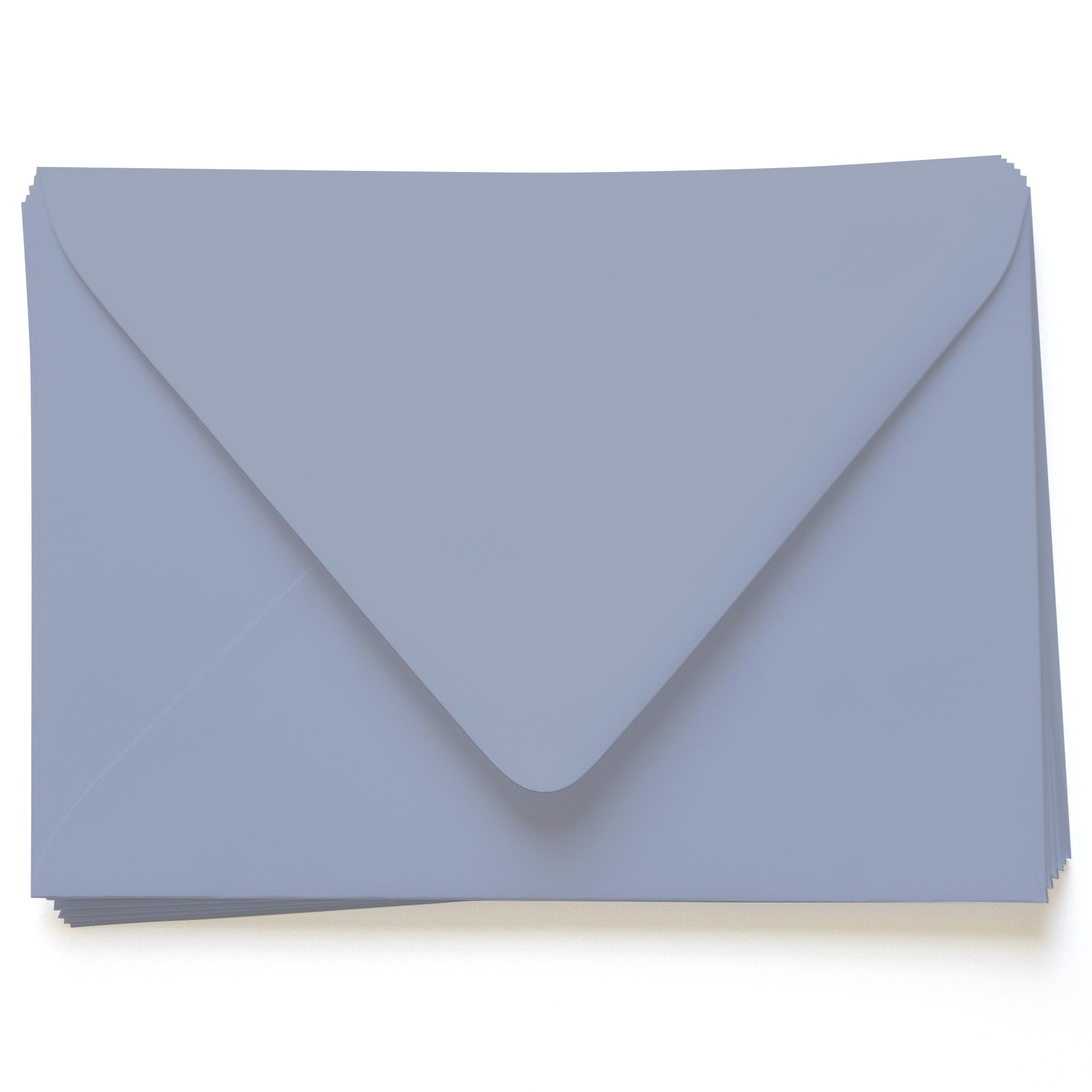 Storm Cloud Blue Envelopes - A7 Gmund Colors Matt 5 1/4 x 7 1/4 Euro Flap 68T