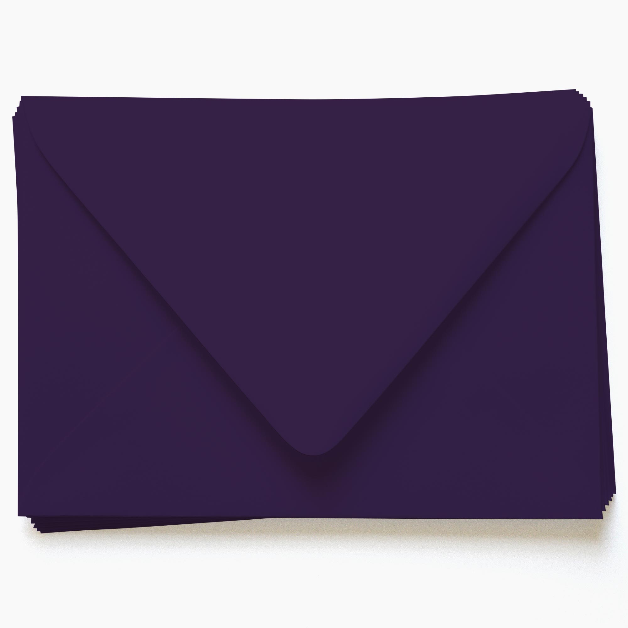 Grape Purple Envelopes - A9 Gmund Colors Matt 5 3/4 x 8 3/4 Euro Flap 68T