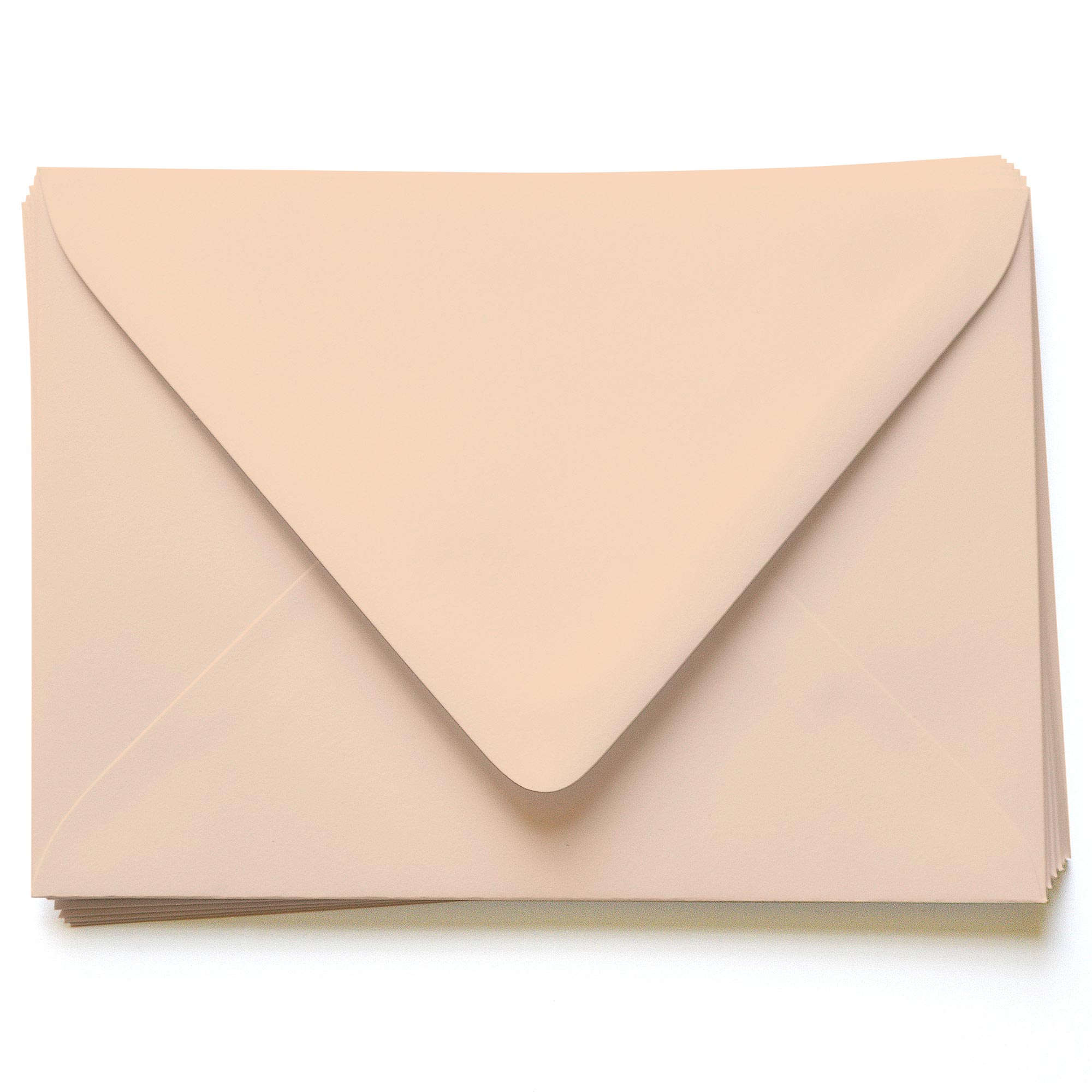 Recycled Blush Envelopes - A7 Gmund Used (03) Matte 5 1/4 x 7 1/4 Euro Flap 81T