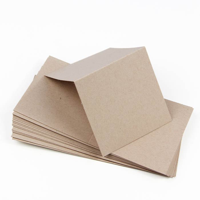 Desert Storm Brown Square Place Card - Environment Smooth 120C