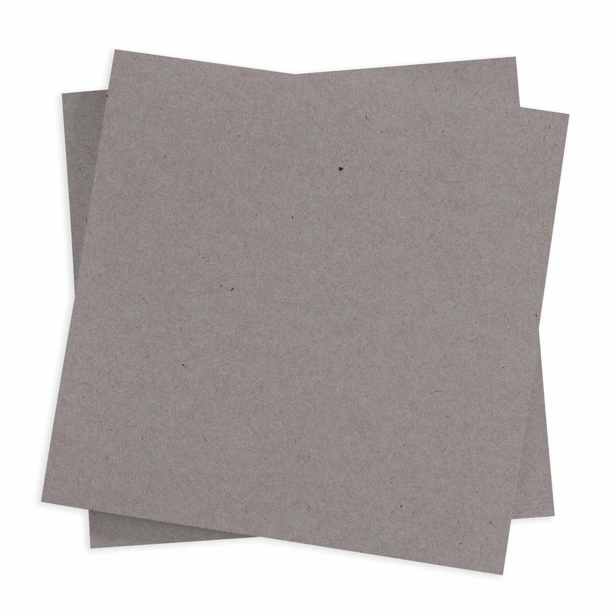 Concrete Grey Square Flat Card - 5 1/4 x 5 1/4 Environment Raw 80C
