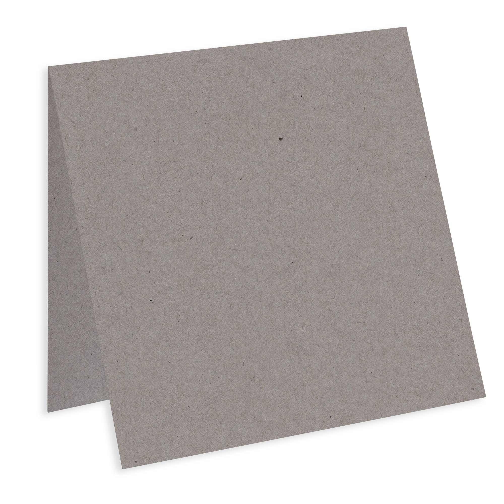 Concrete Grey Square Folded Card - 5 1/4 x 5 1/4 Environment Raw 80C
