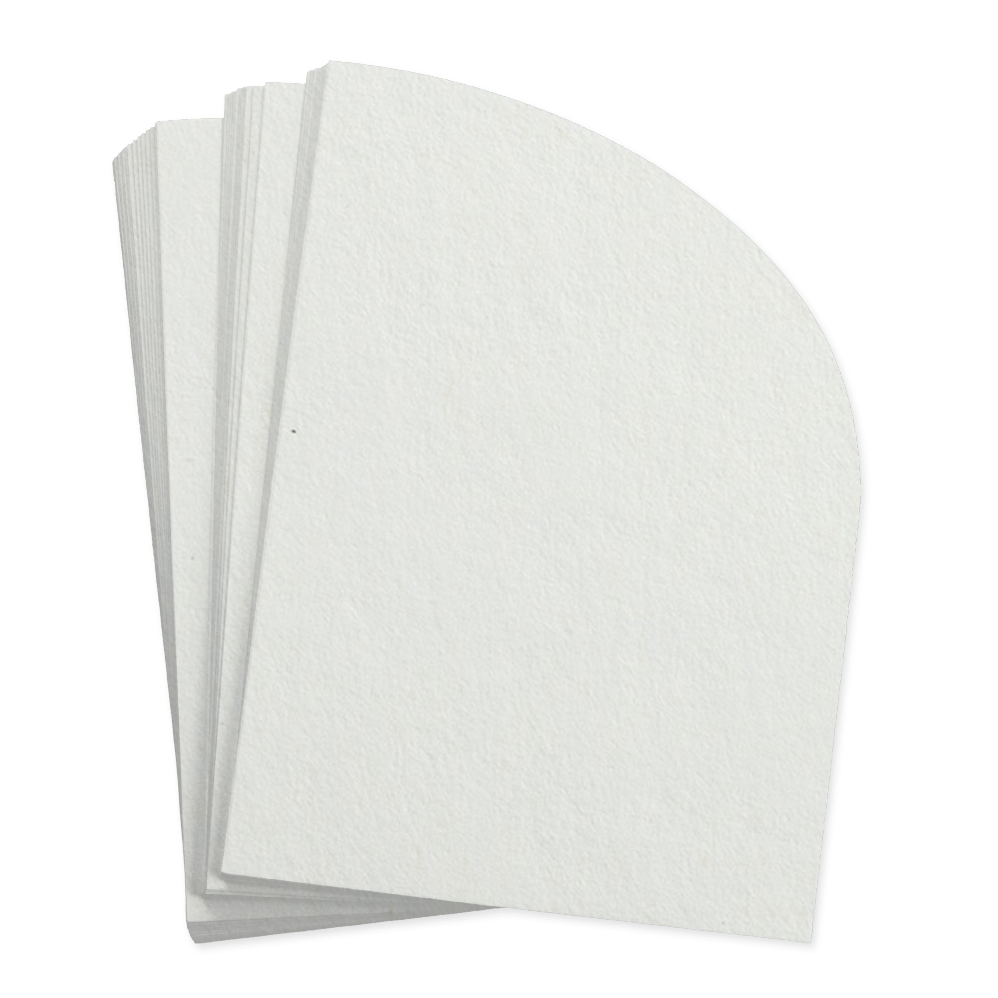 Cycle White Half Arch Invitation Card - A7 5 x 7 - Bio Cycle 111C