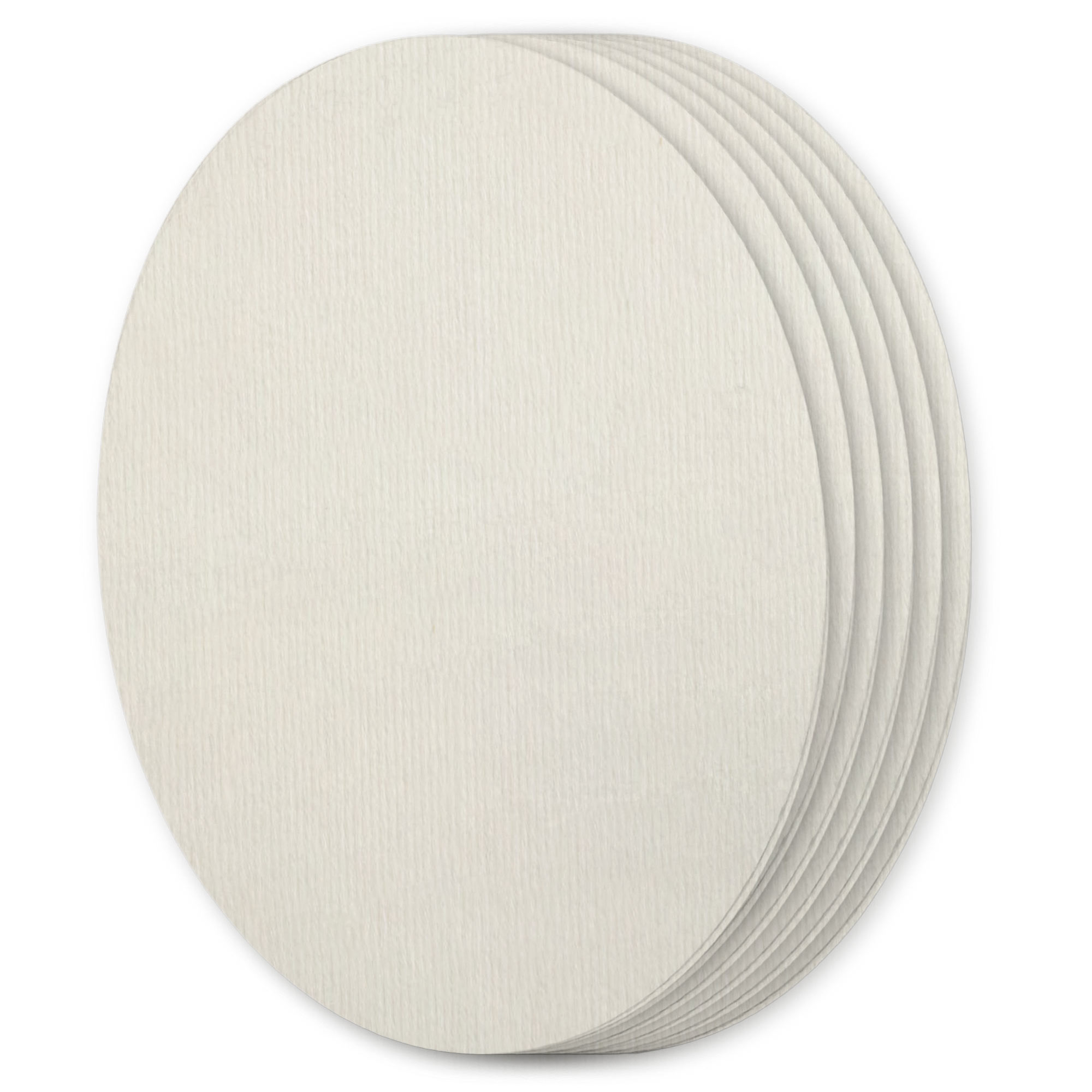 Cannabis Beige Oval Invitation Card - A7 5 x 7 - Bio Cycle 111C