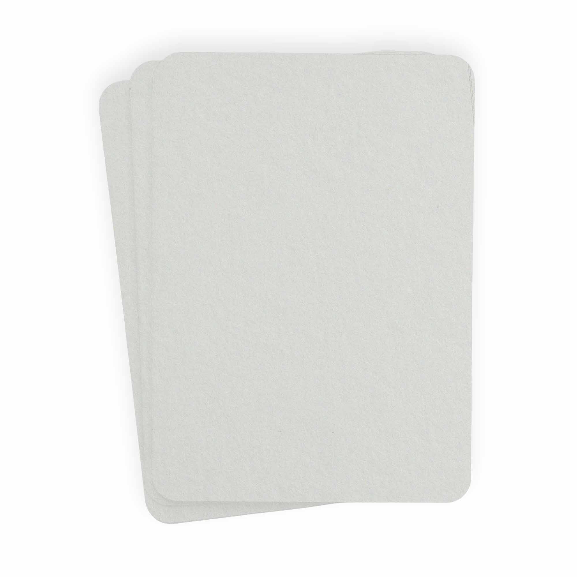 Cycle White Rounded Edge Invitation Card - A7 5 x 7 - Bio Cycle 111C