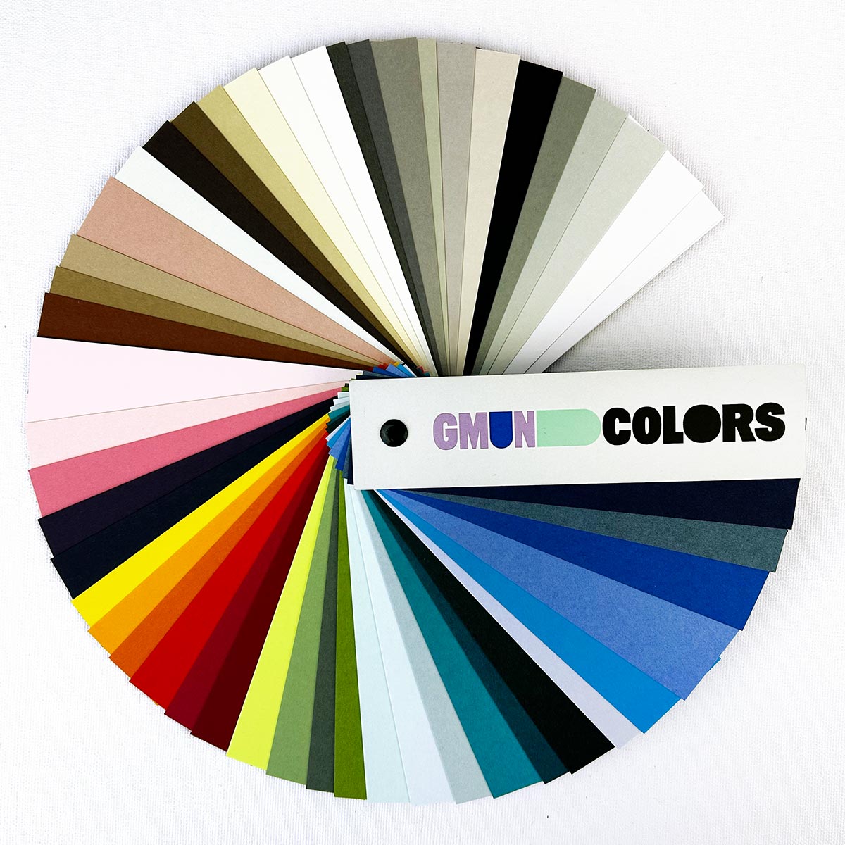New! Gmund Colors Fan Swatch - 54 Matte Colors