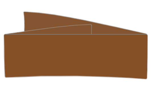 Sepia Invitation Bands, Colors Matt, 1.5 x 12