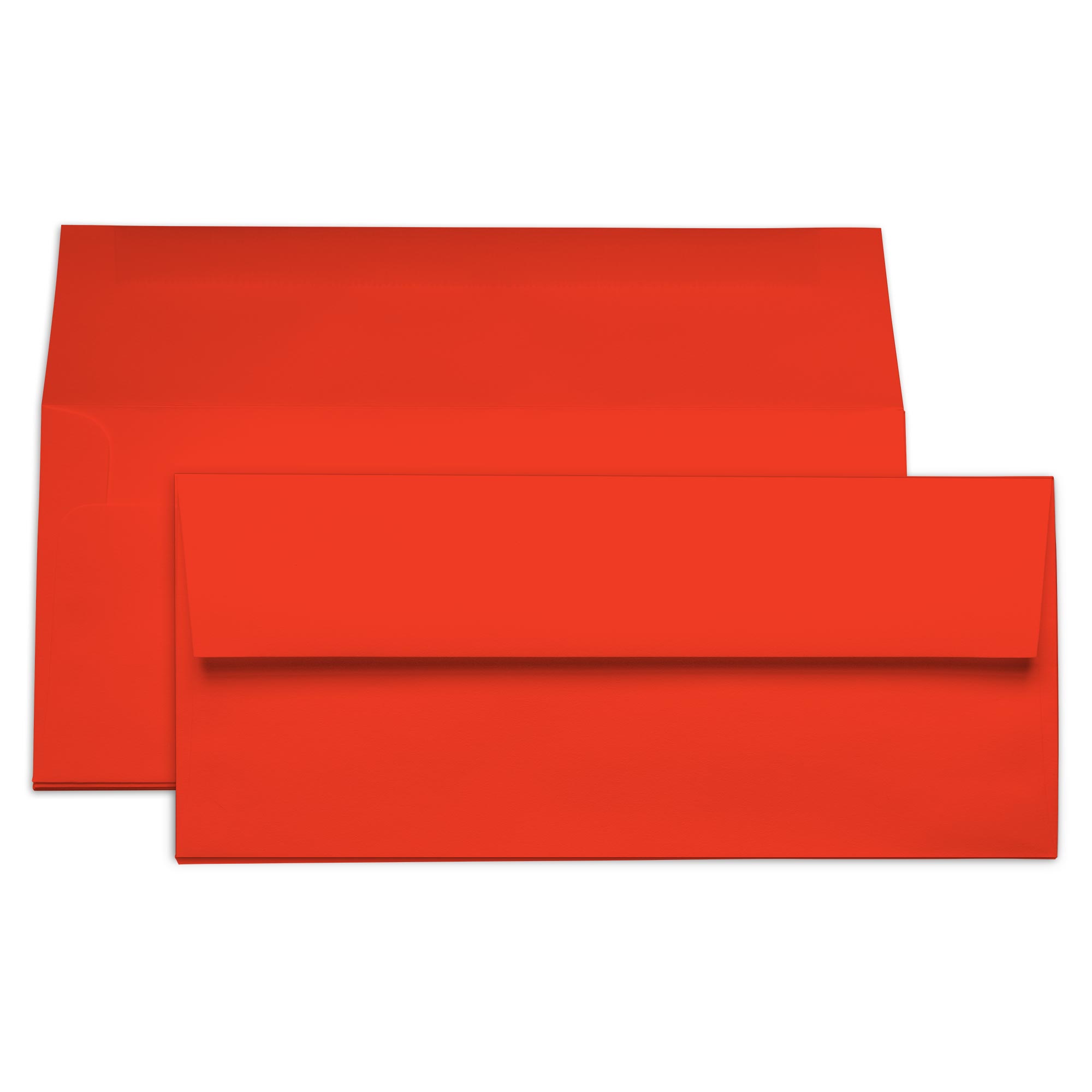 Cayenne Red Envelopes - #10 Gmund Colors Matt 4 1/8 x 9 1/2 Straight Flap 81T