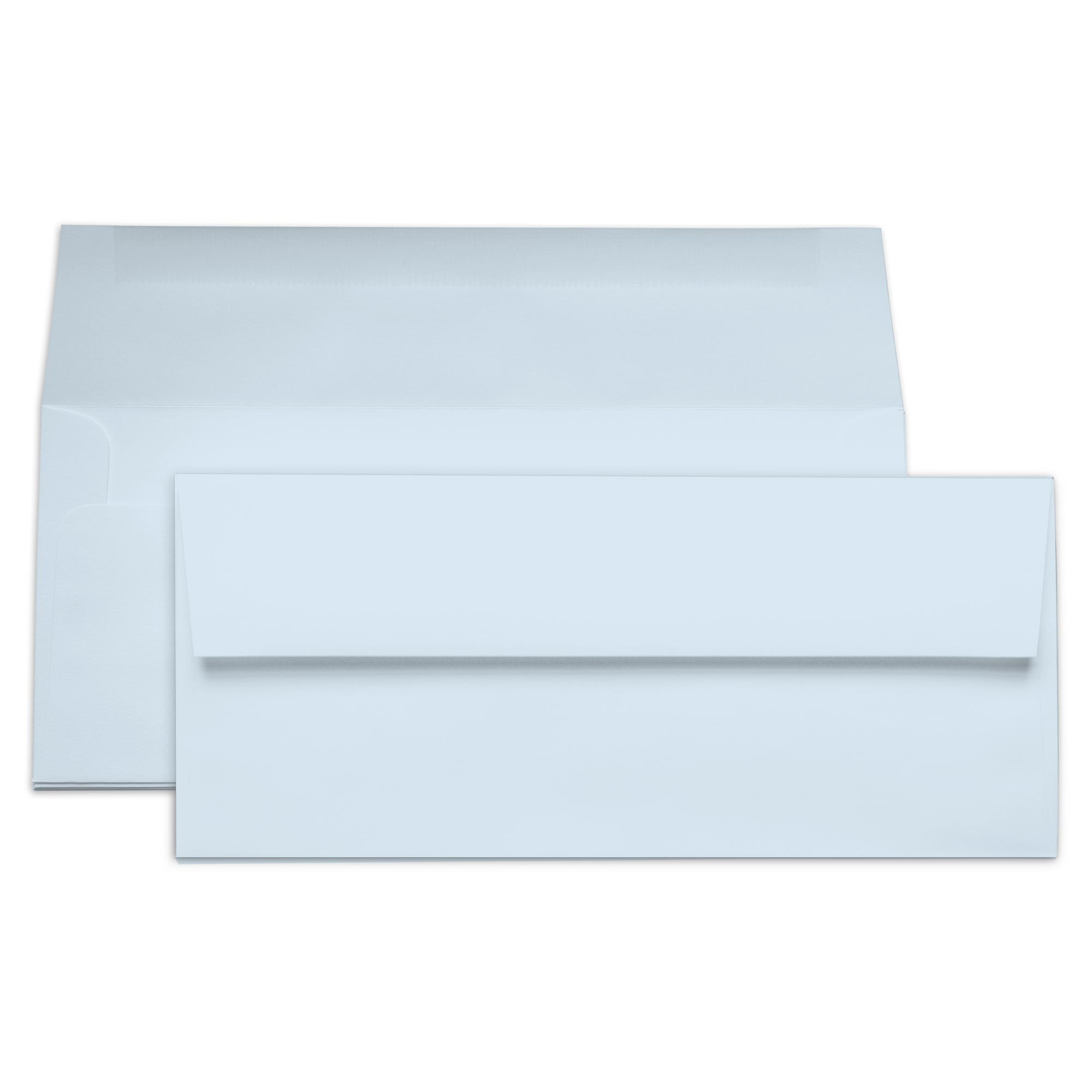 Light Sky Blue Envelopes - #10 Gmund Colors Matt 4 1/8 x 9 1/2 Straight Flap 81T