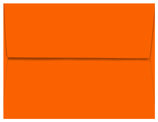 Orange Light Envelopes - A2 Glo-Tone 4 3/8 x 5 3/4 Straight Flap 60T