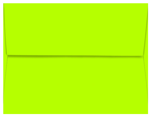 Shocking Green Envelopes - A2 Glo-Tone 4 3/8 x 5 3/4 Straight Flap 60T
