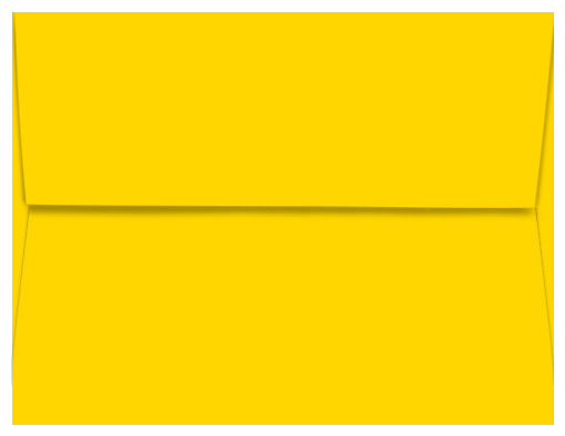 Shocking Yellow Envelopes - A2 Glo-Tone 4 3/8 x 5 3/4 Straight Flap 60T