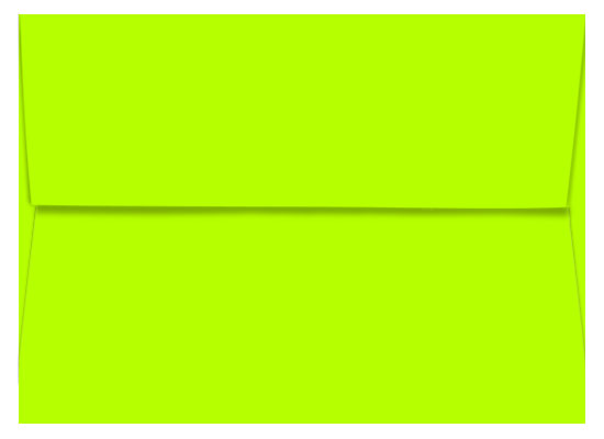 Shocking Green Envelopes - A6 Glo-Tone 4 3/4 x 6 1/2 Straight Flap 60T