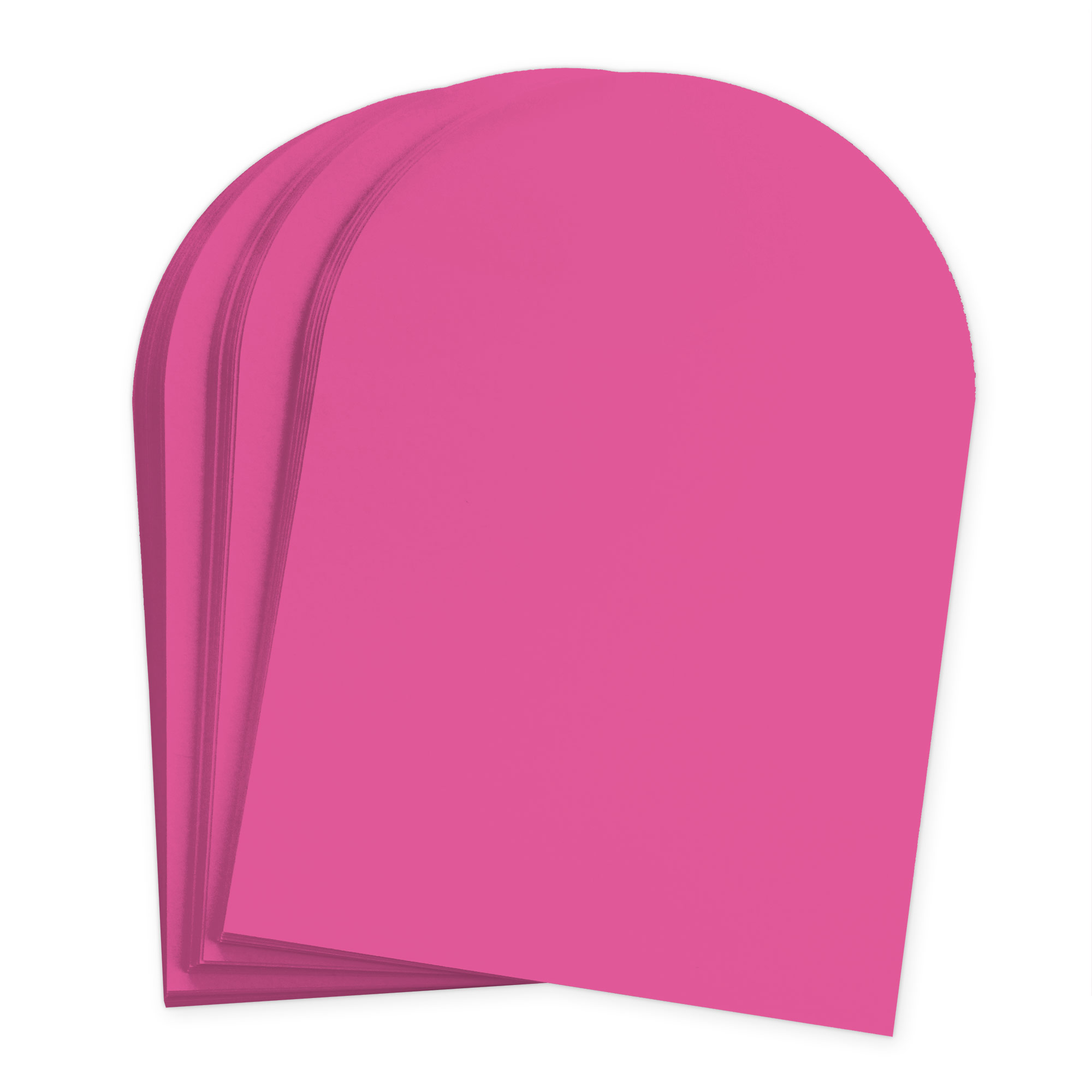 Fuchsia Arch Shaped Card - A7 Gmund Colors Matt 5 x 7 111C
