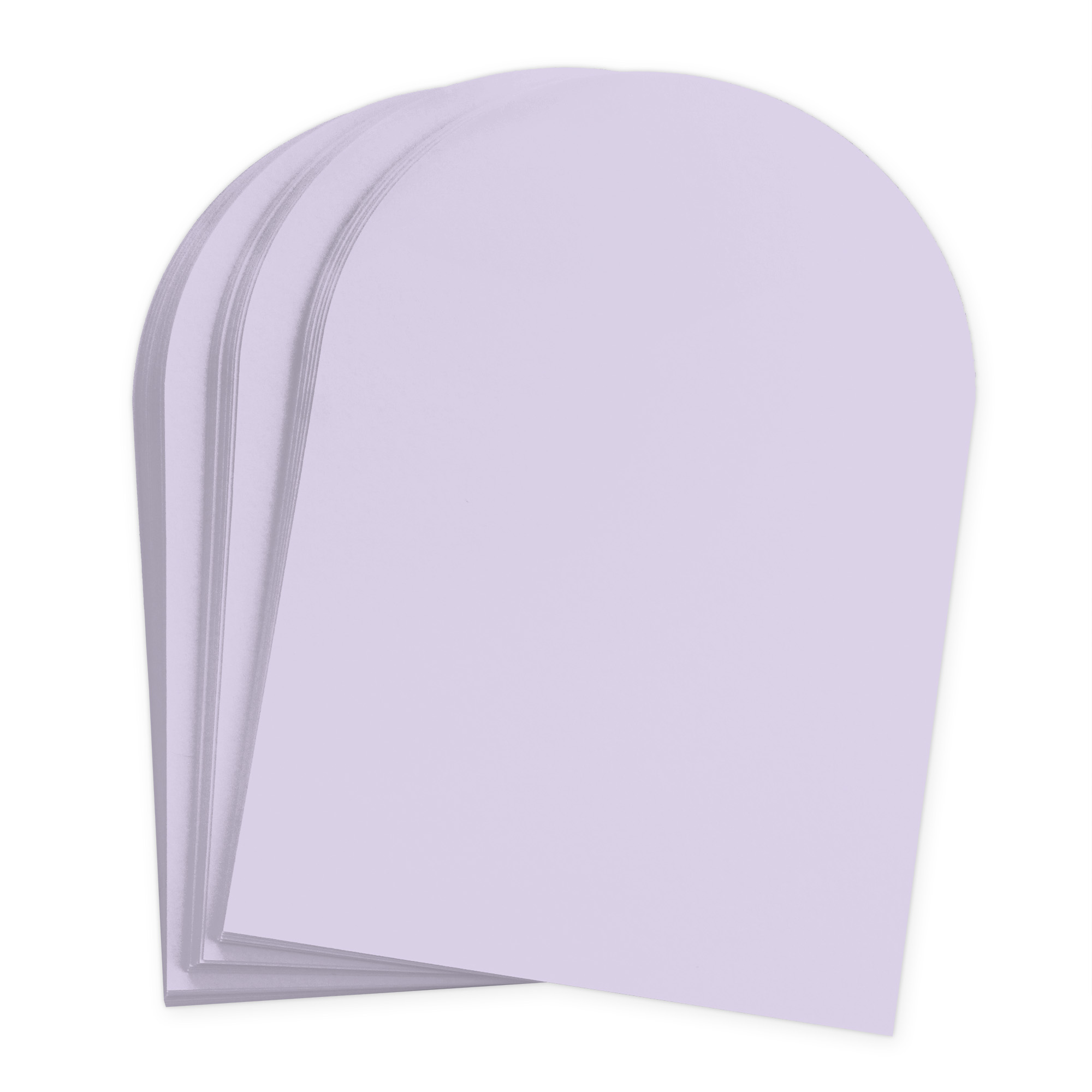 Lavender Purple Arch Shaped Card - A7 Gmund Colors Matt 5 x 7 111C