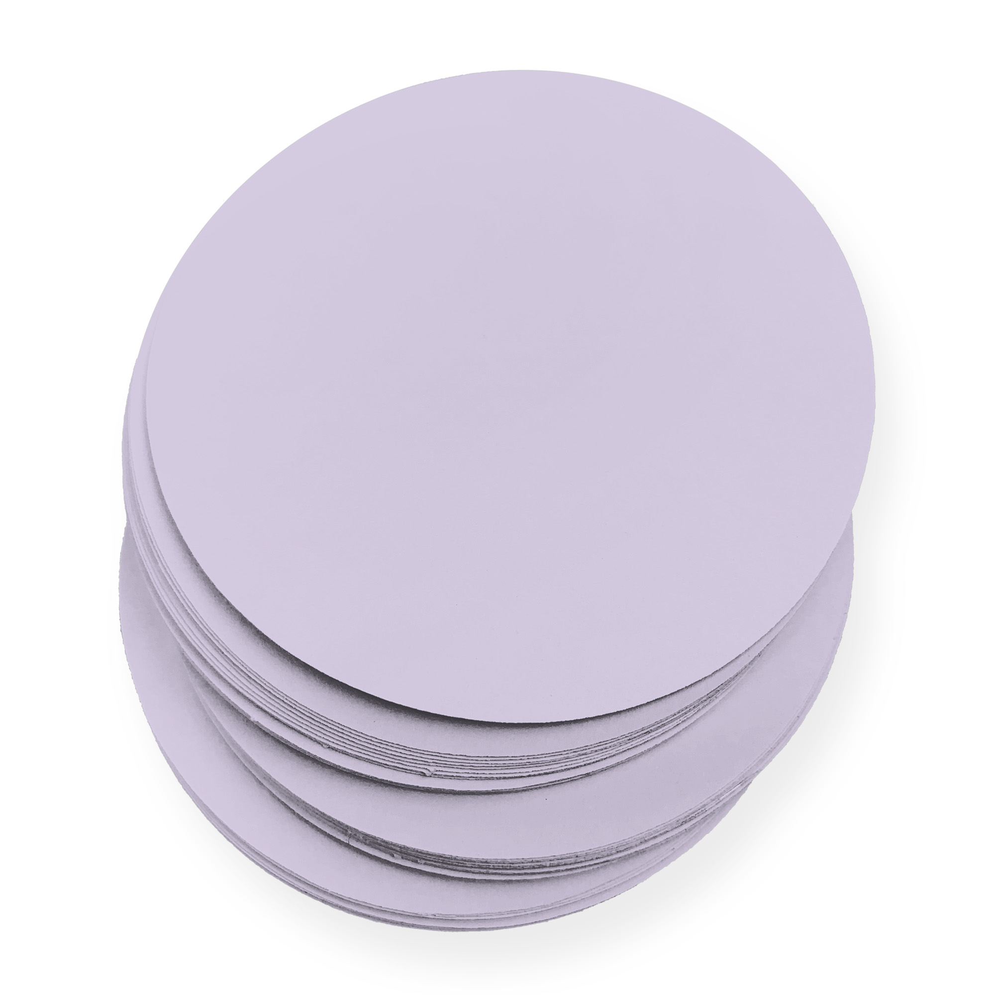 Lavender Purple Round Card - 8 x 8 Round Gmund Colors Matt 111C