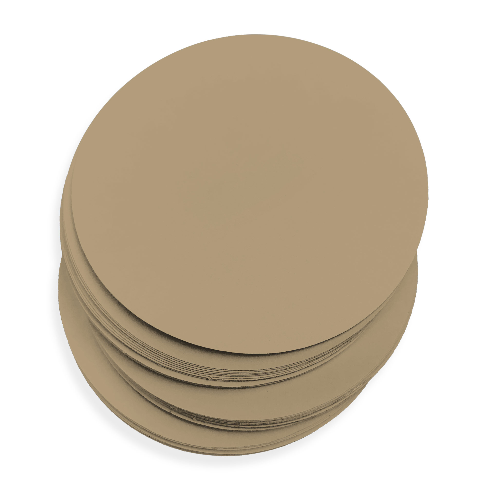 Beach Sand Round Card - 8 x 8 Round Gmund Colors Matt 111C