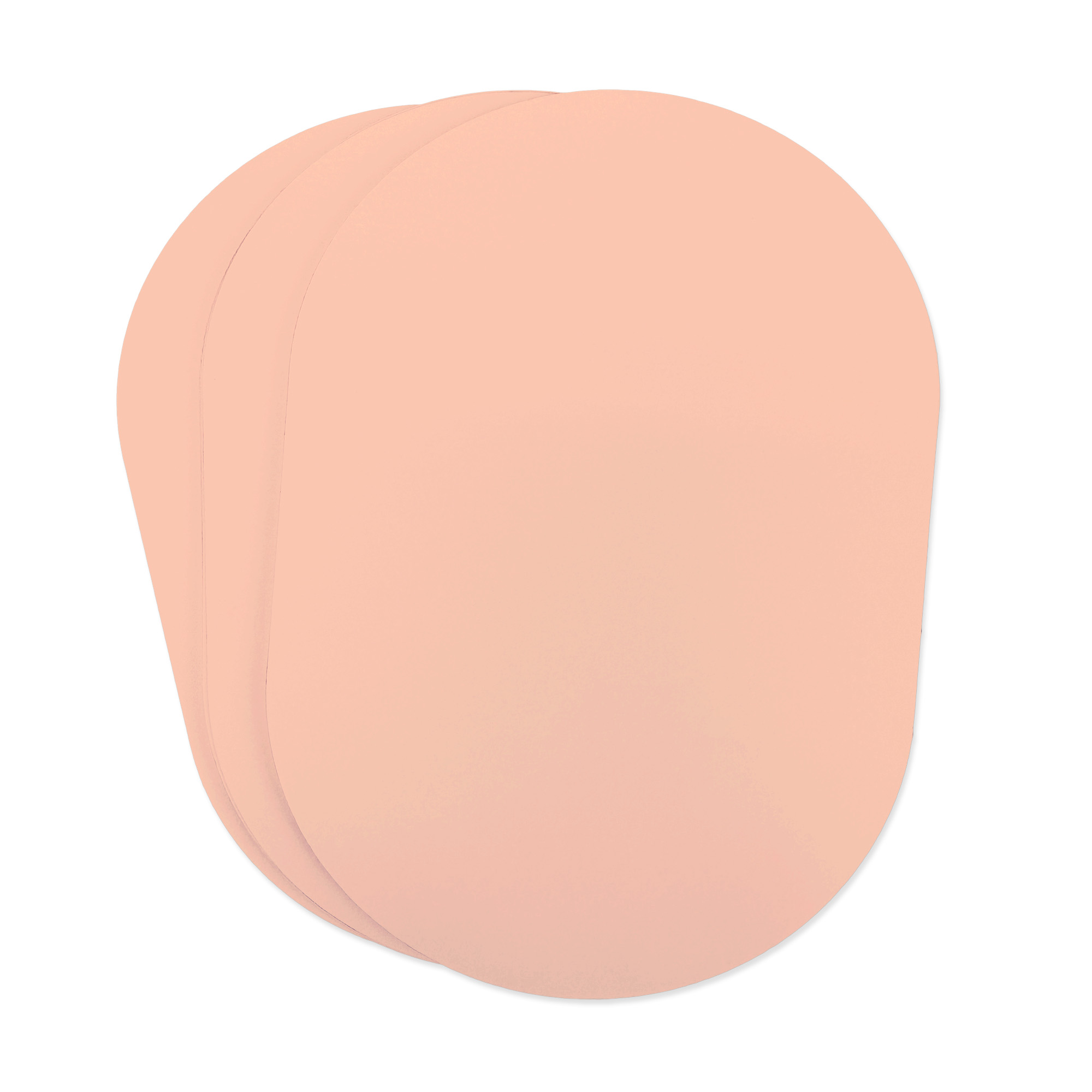 Blush Peach Double Arch Invitation Card - A2 Gmund Colors Matt 4 1/4 x 5 1/2 111C