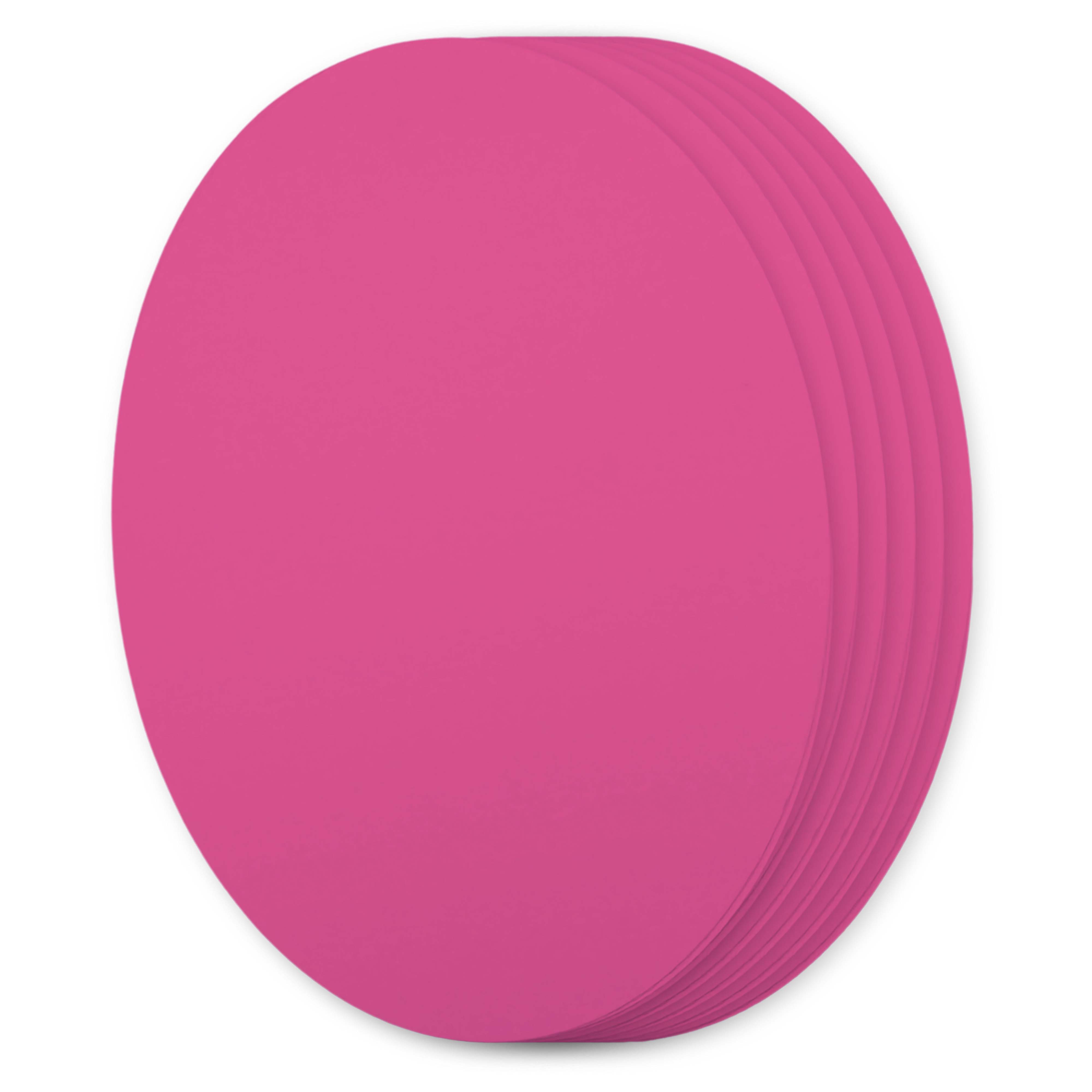 Fuchsia Oval Invitation Card - A2 Gmund Colors Matt 4 x 5 1/2 111C