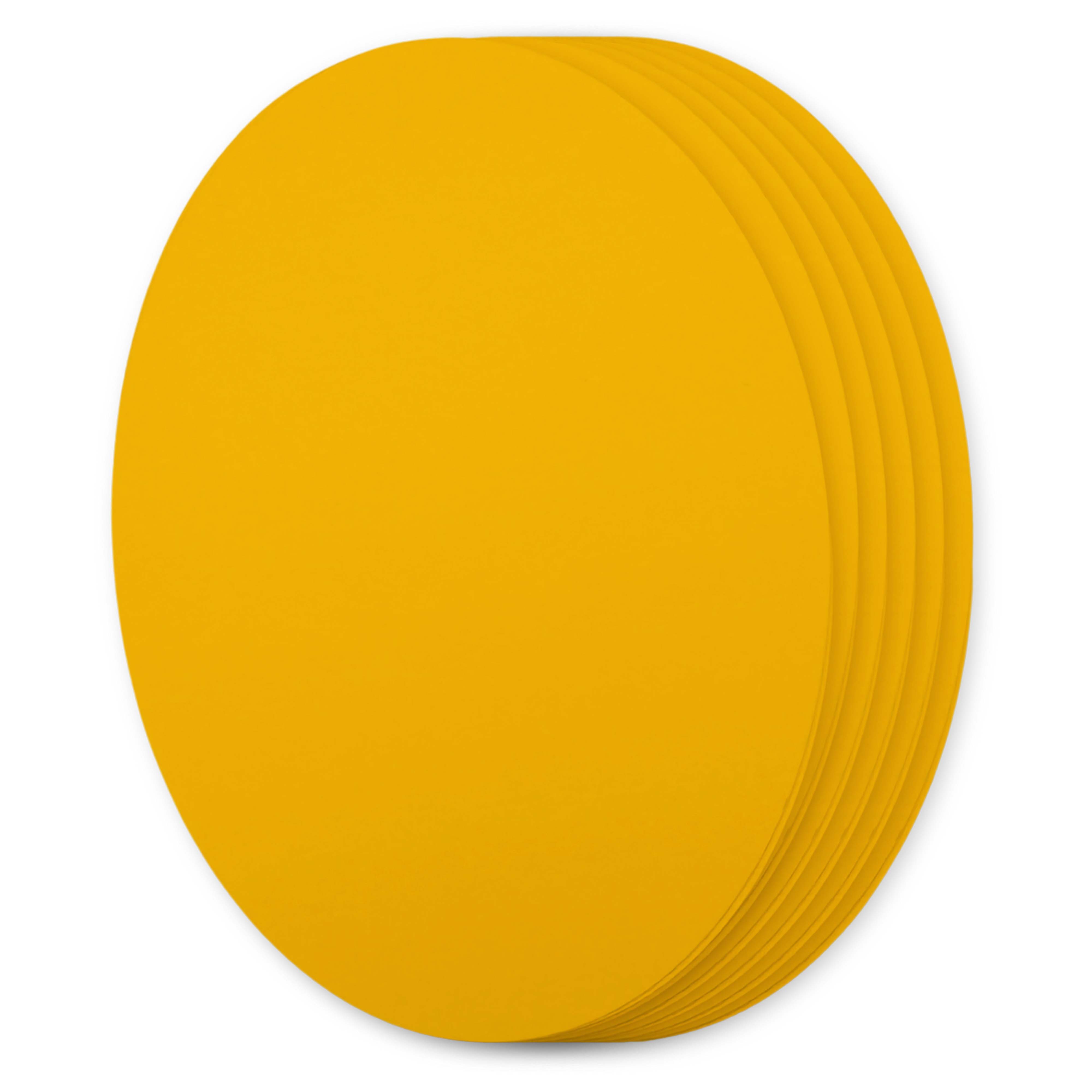 Sun Glow Oval Invitation Card - A2 Gmund Colors Matt 4 x 5 1/2 111C