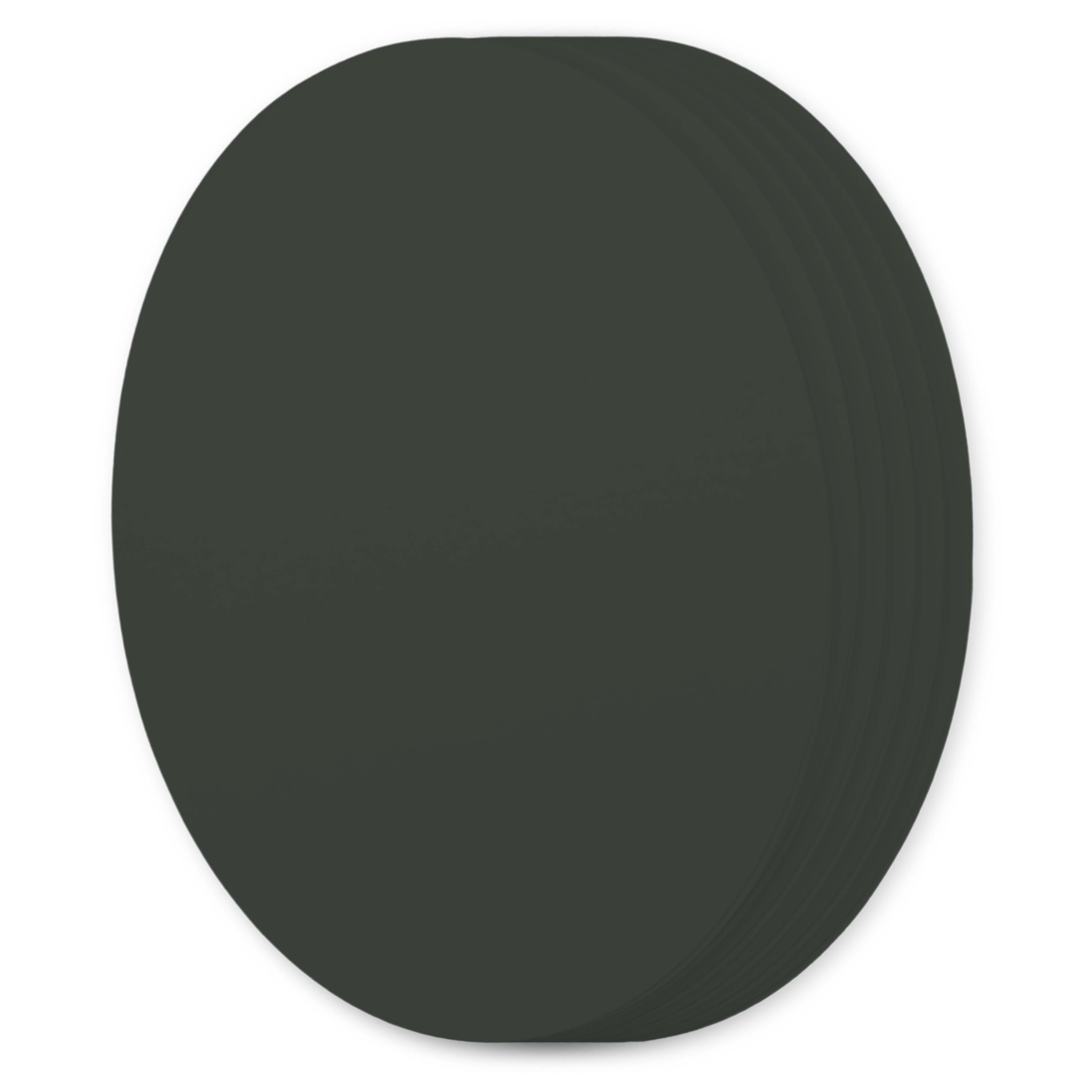 Black Forest Oval Invitation Card - A7 Gmund Colors Matt 5 x 7 111C