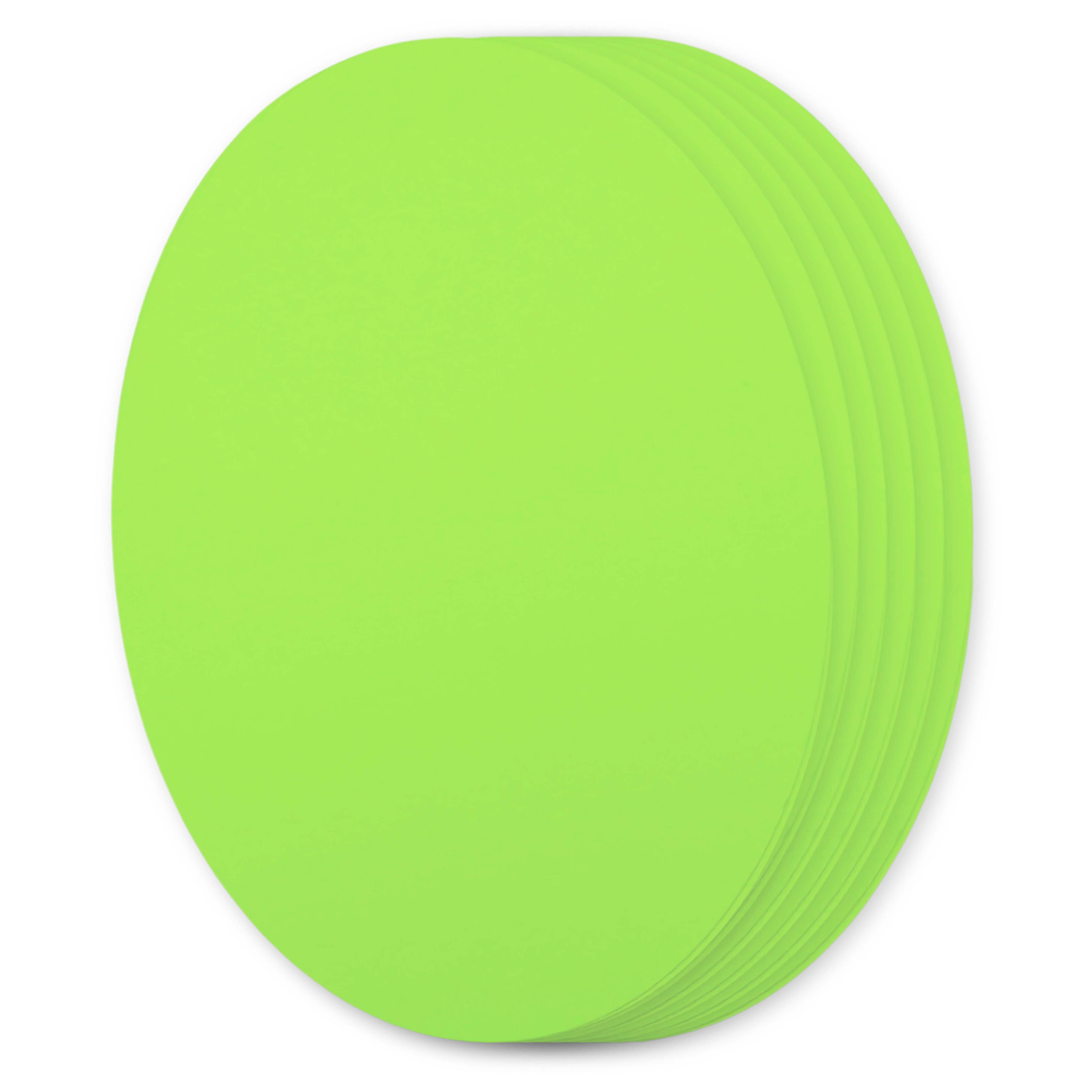 Leaf Green Oval Invitation Card - A7 Gmund Colors Matt 5 x 7 111C