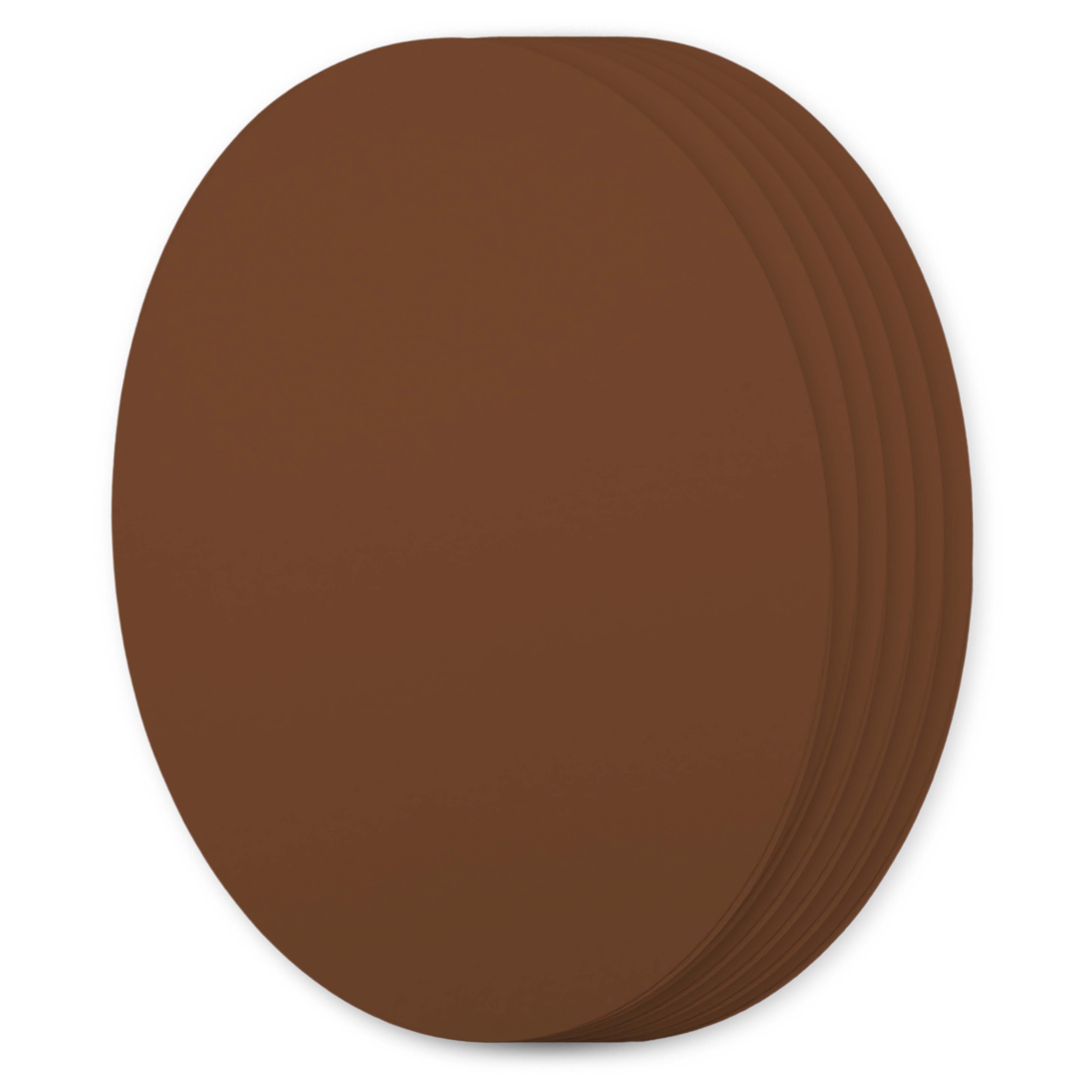 Sepia Oval Invitation Card - A7 Gmund Colors Matt 5 x 7 111C