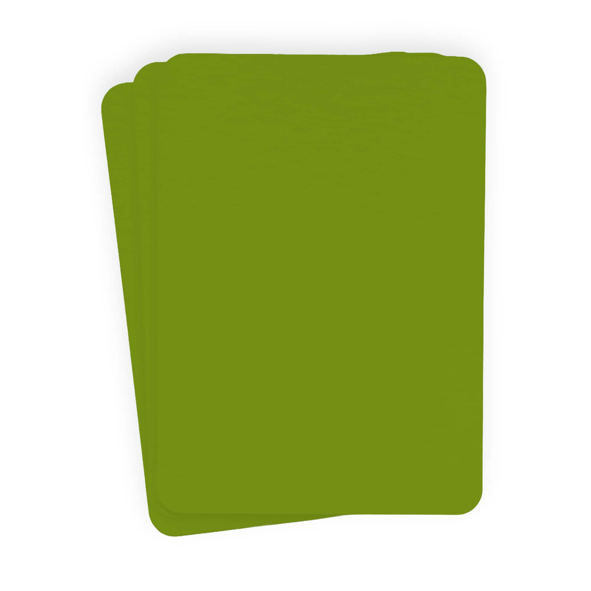 Grass Green Rounded Edge Invitation Card - A2 Gmund Colors Matt 4 1/4 x 5 1/2 111C