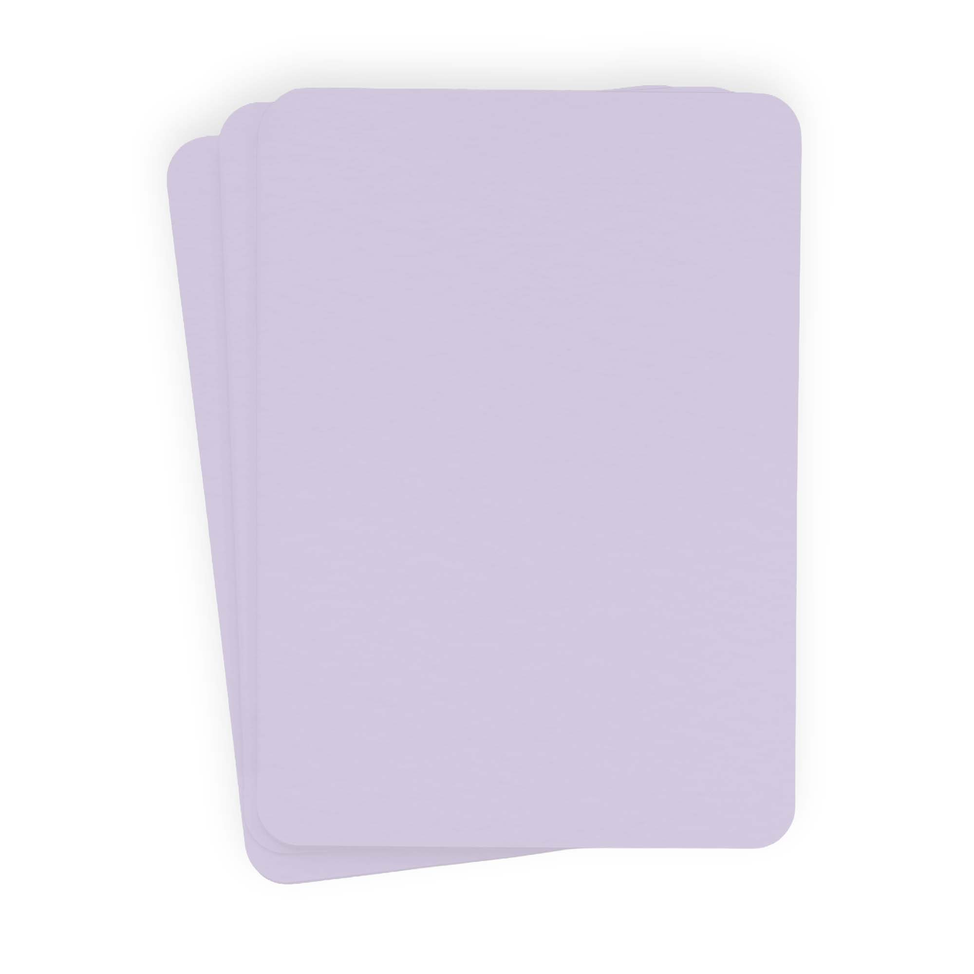 Lavender Purple Rounded Edge Invitation Card - A2 Gmund Colors Matt 4 1/4 x 5 1/2 111C