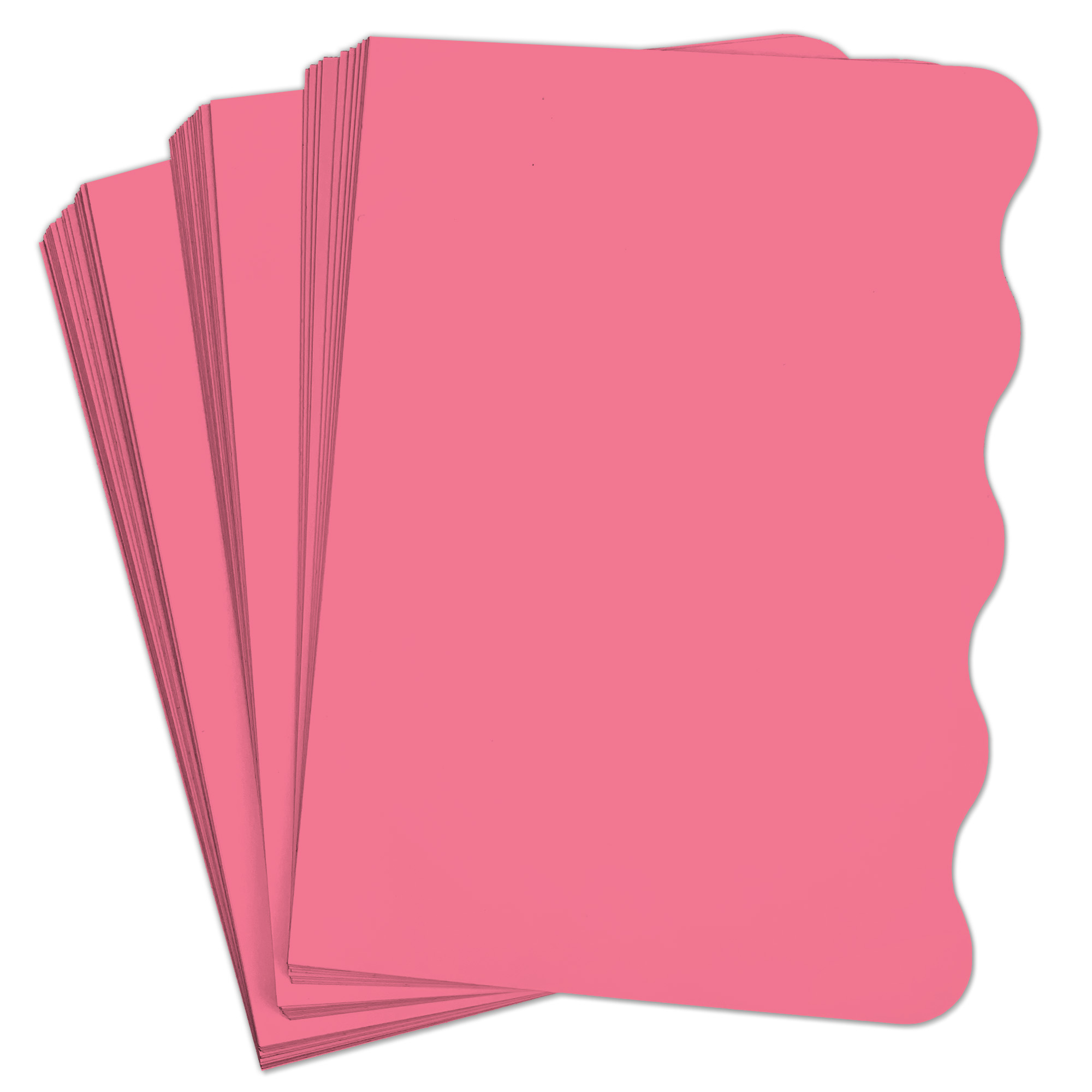 Vibrant Pink Side Wave Invitation Card - A7 Gmund Colors Matt 5 x 7 111C