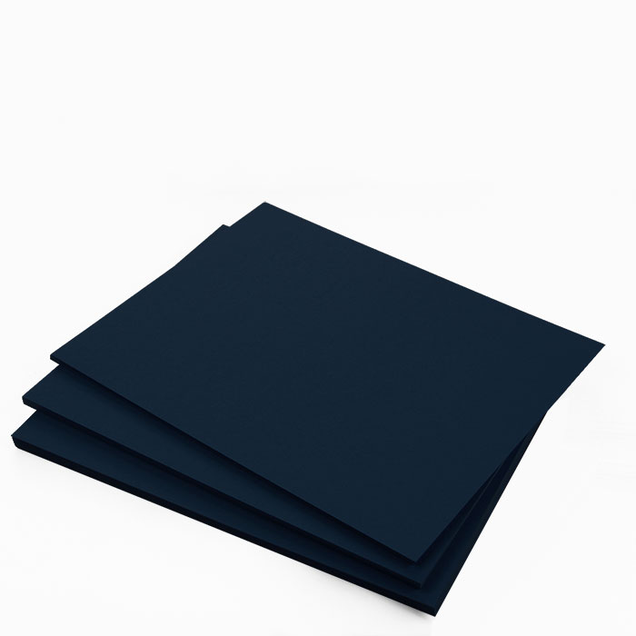 Dark Navy Blue Card Stock - 12 x 18 Gmund Colors Matt 111lb Cover