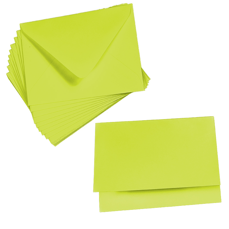 Cards with Envelopes, Key Lime Matt, A2 Folded