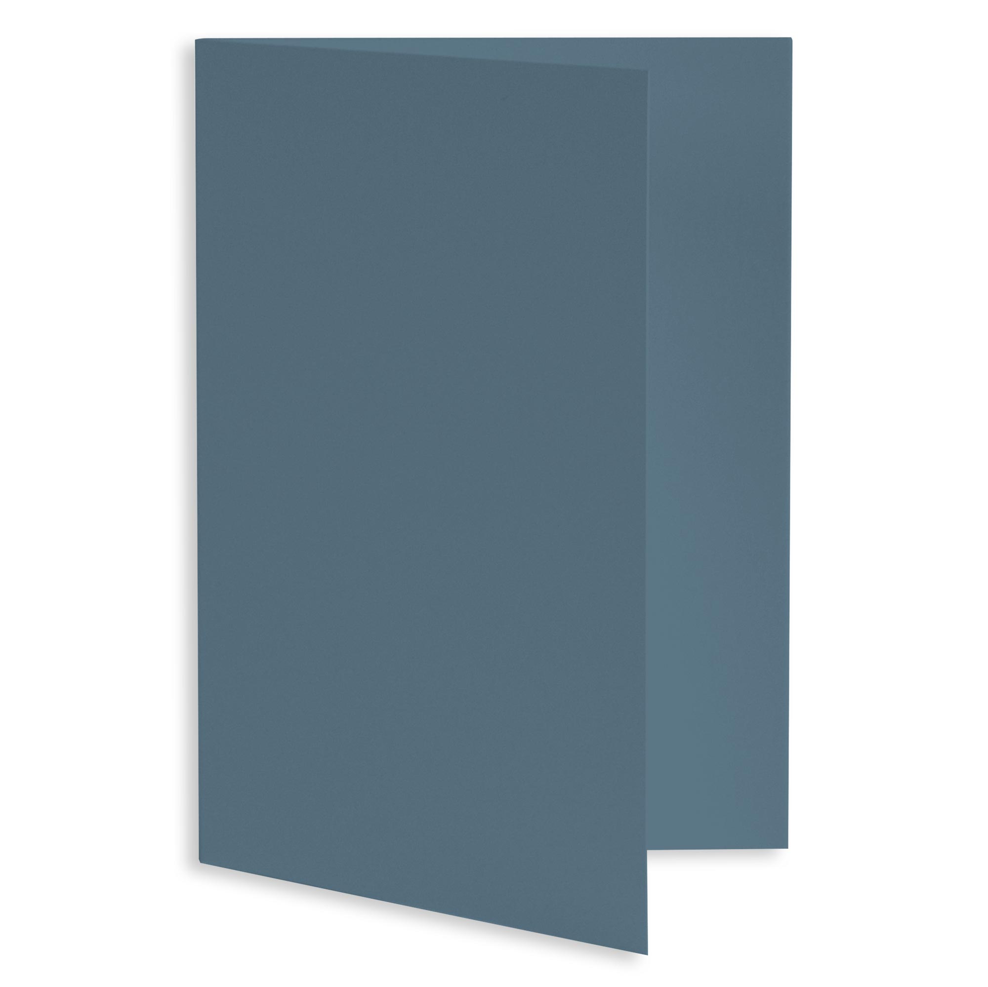 Marina Blue Folded Card - A2 Gmund Colors Matt 4 1/4 x 5 1/2 111C