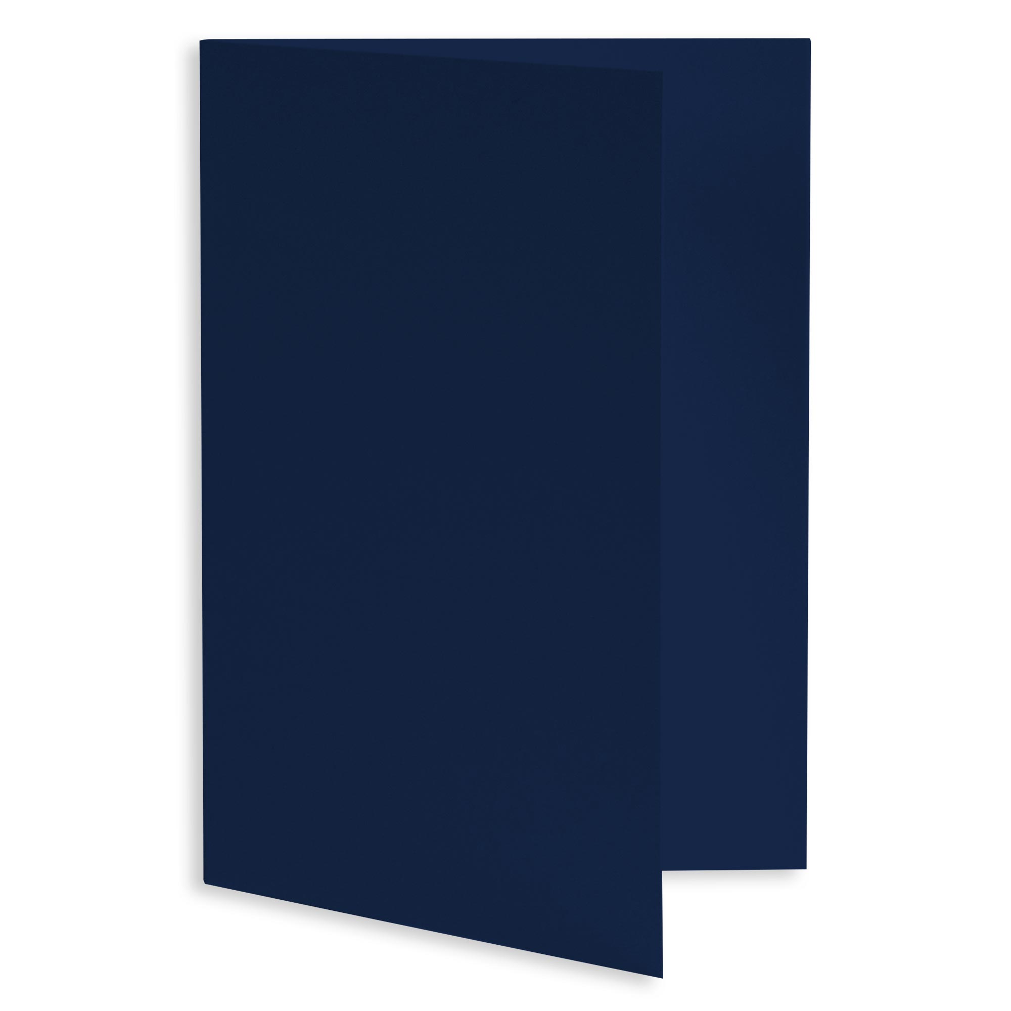 Midnight Blue Folded Card - A2 Gmund Colors Matt 4 1/4 x 5 1/2 111C