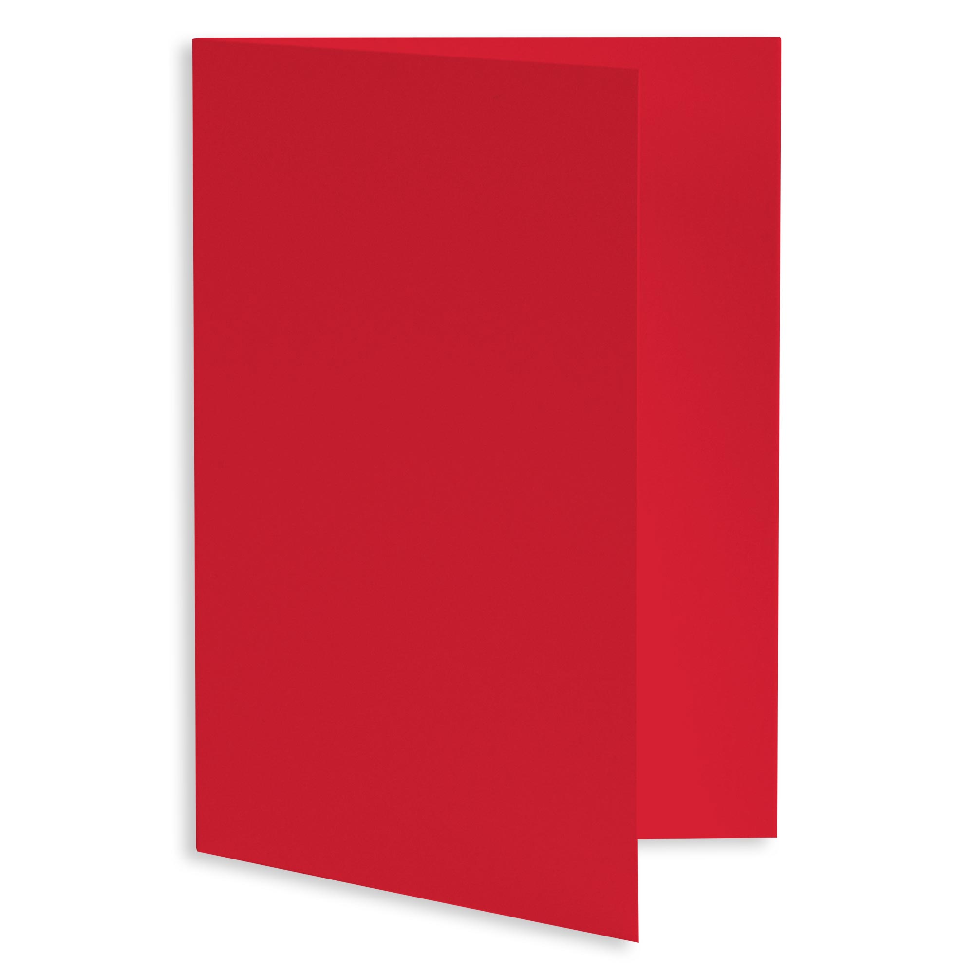 Scarlet Red Folded Card - A2 Gmund Colors Matt 4 1/4 x 5 1/2 111C