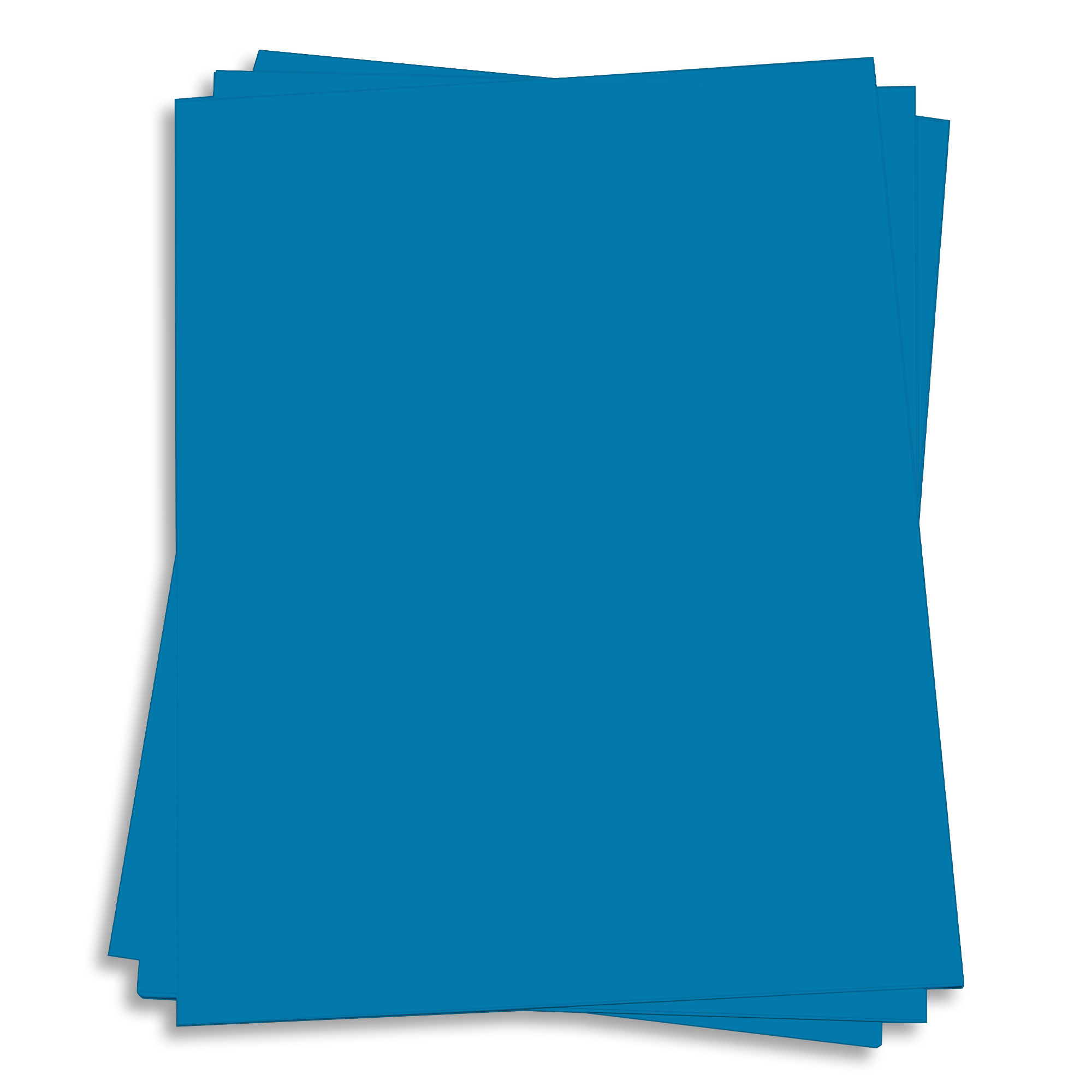 Cyan Blue Card Stock - 27 x 39 Gmund Colors Matt 111lb Cover