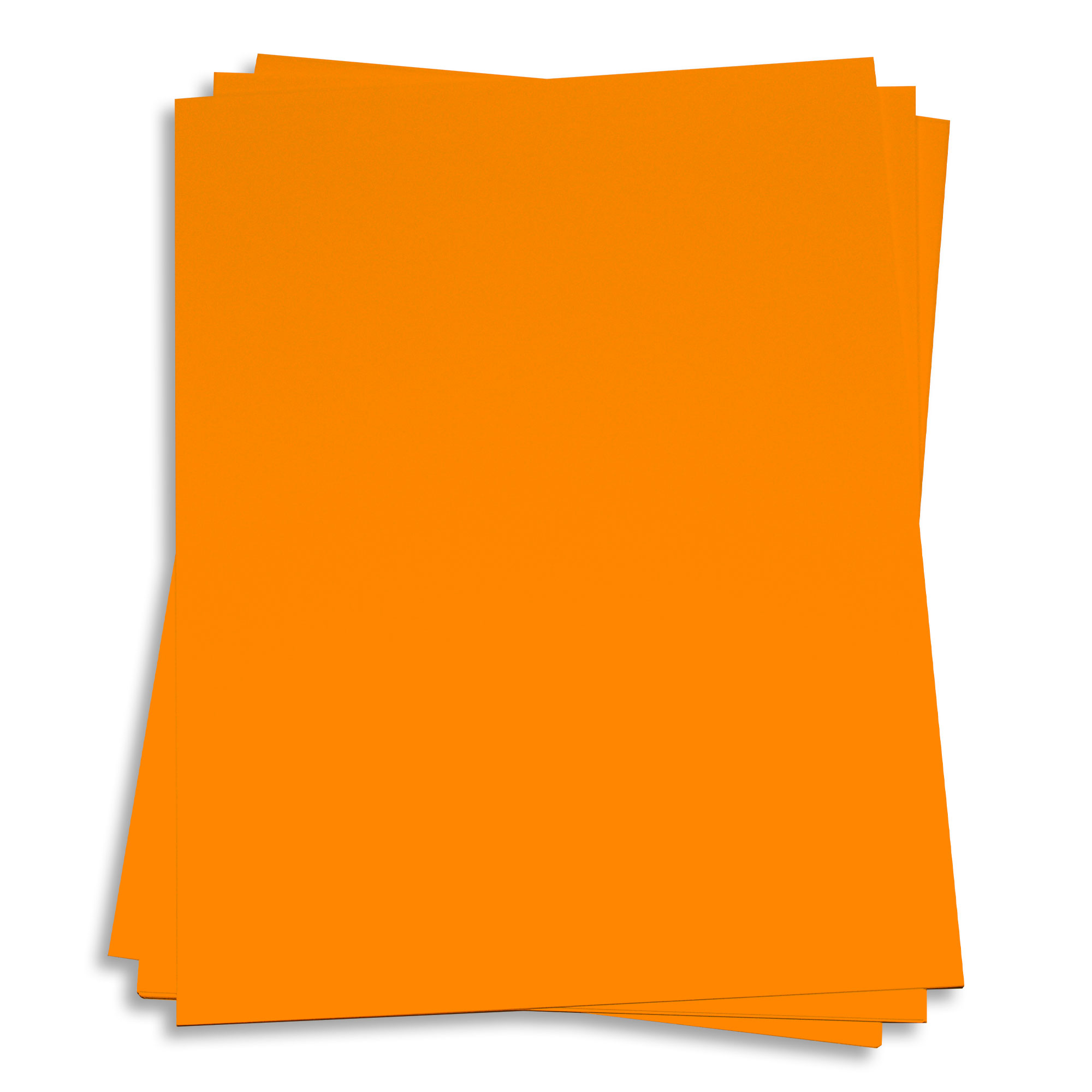 Pumpkin Orange Card Stock - 27 x 39 Gmund Colors Matt 111lb Cover