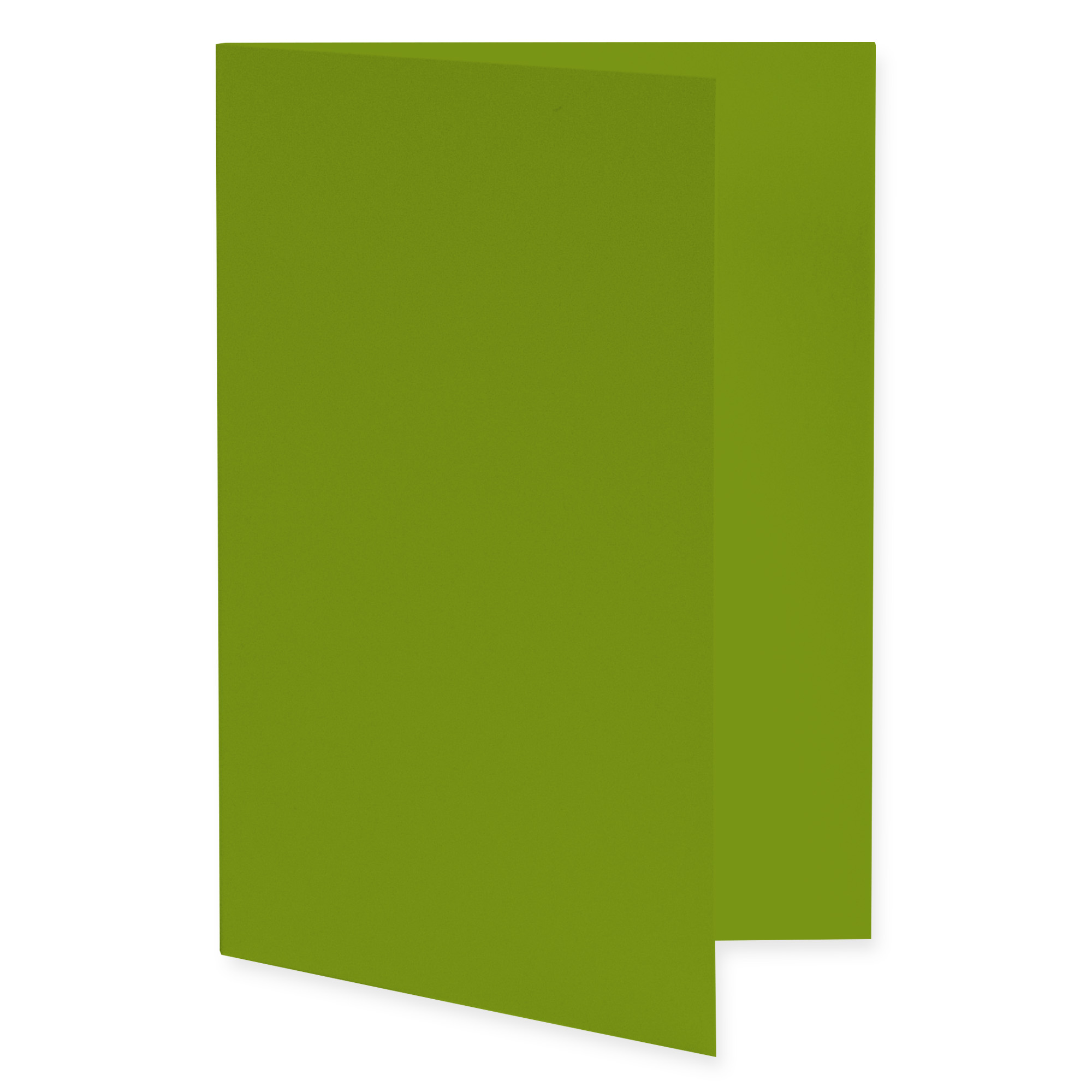 Grass Green Folded Card - A1 Gmund Colors Matt 3 1/2 x 4 7/8 111C