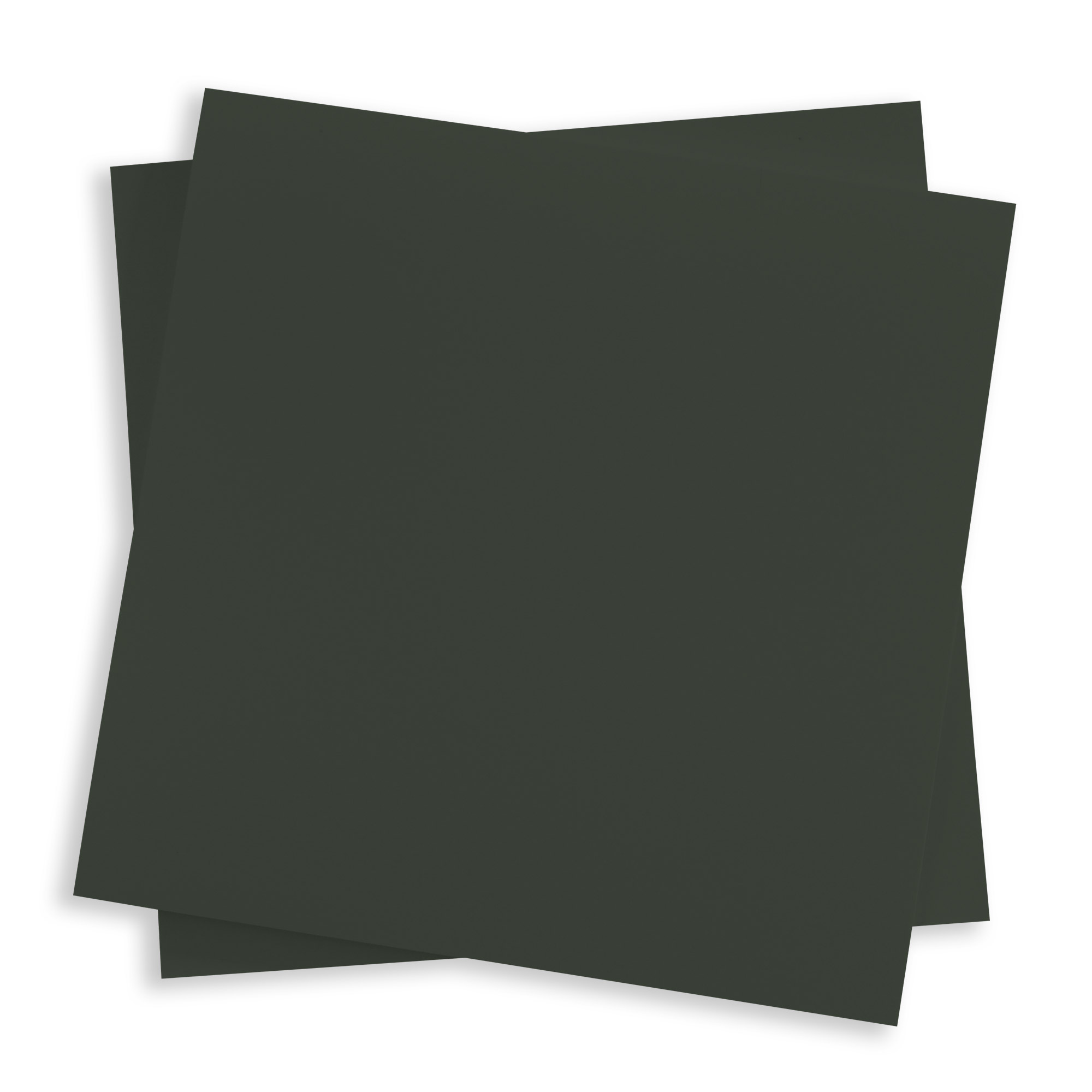 Black Forest Square Flat Card - 5 1/4 x 5 1/4 Gmund Colors Matt 111C