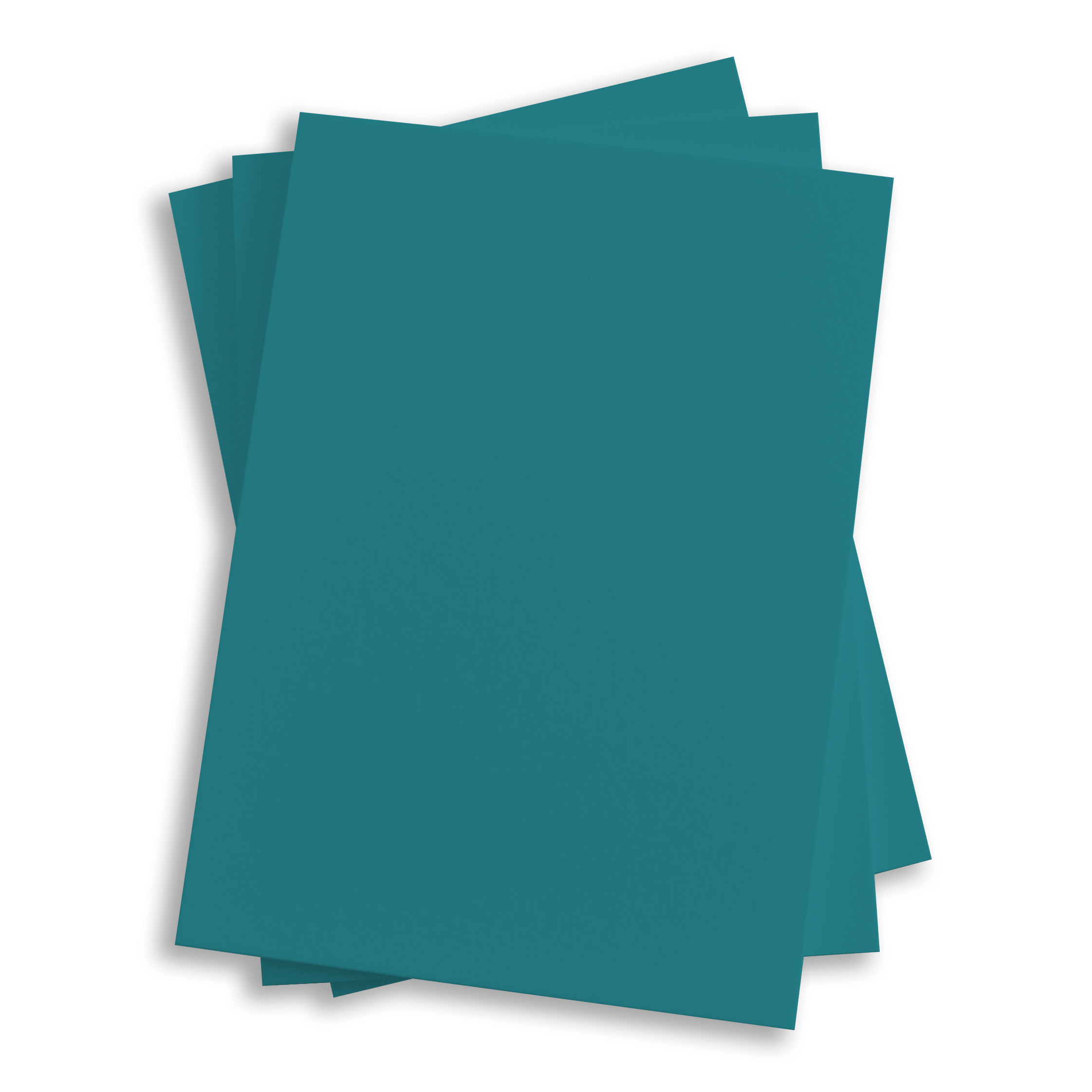 Aqua Blue Flat Card - 4 7/8 x 6 7/8 Gmund Colors Matt 111C