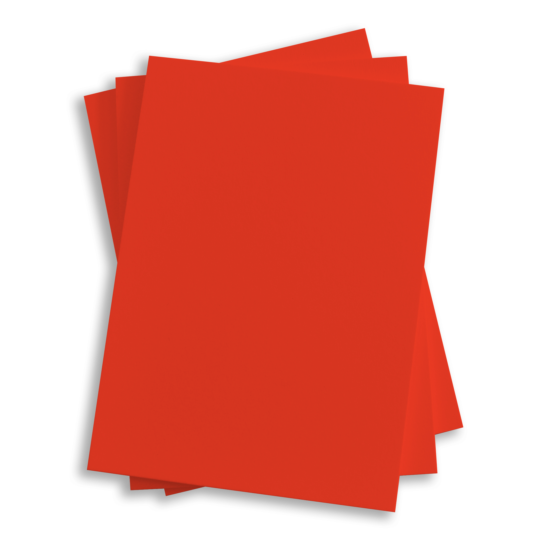 Cayenne Red Flat Card - 4 7/8 x 6 7/8 Gmund Colors Matt 111C