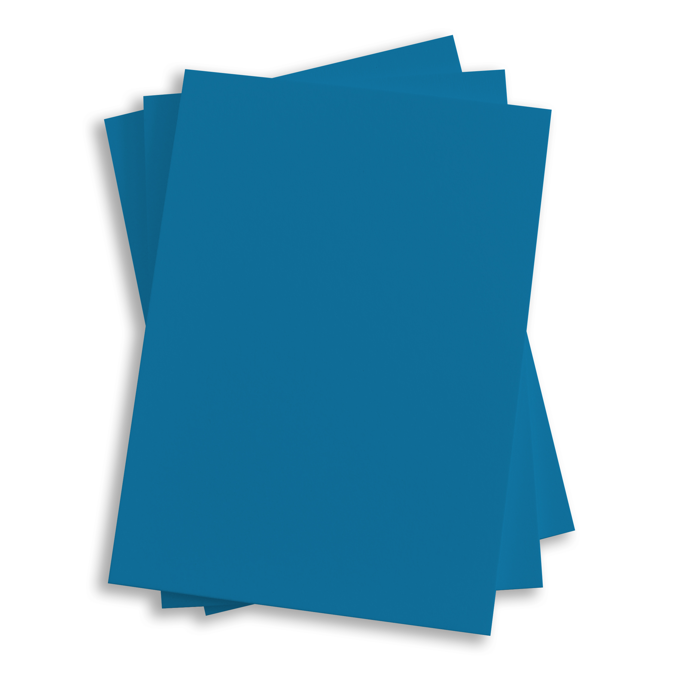 Cyan Blue Flat Card - 4 7/8 x 6 7/8 Gmund Colors Matt 111C