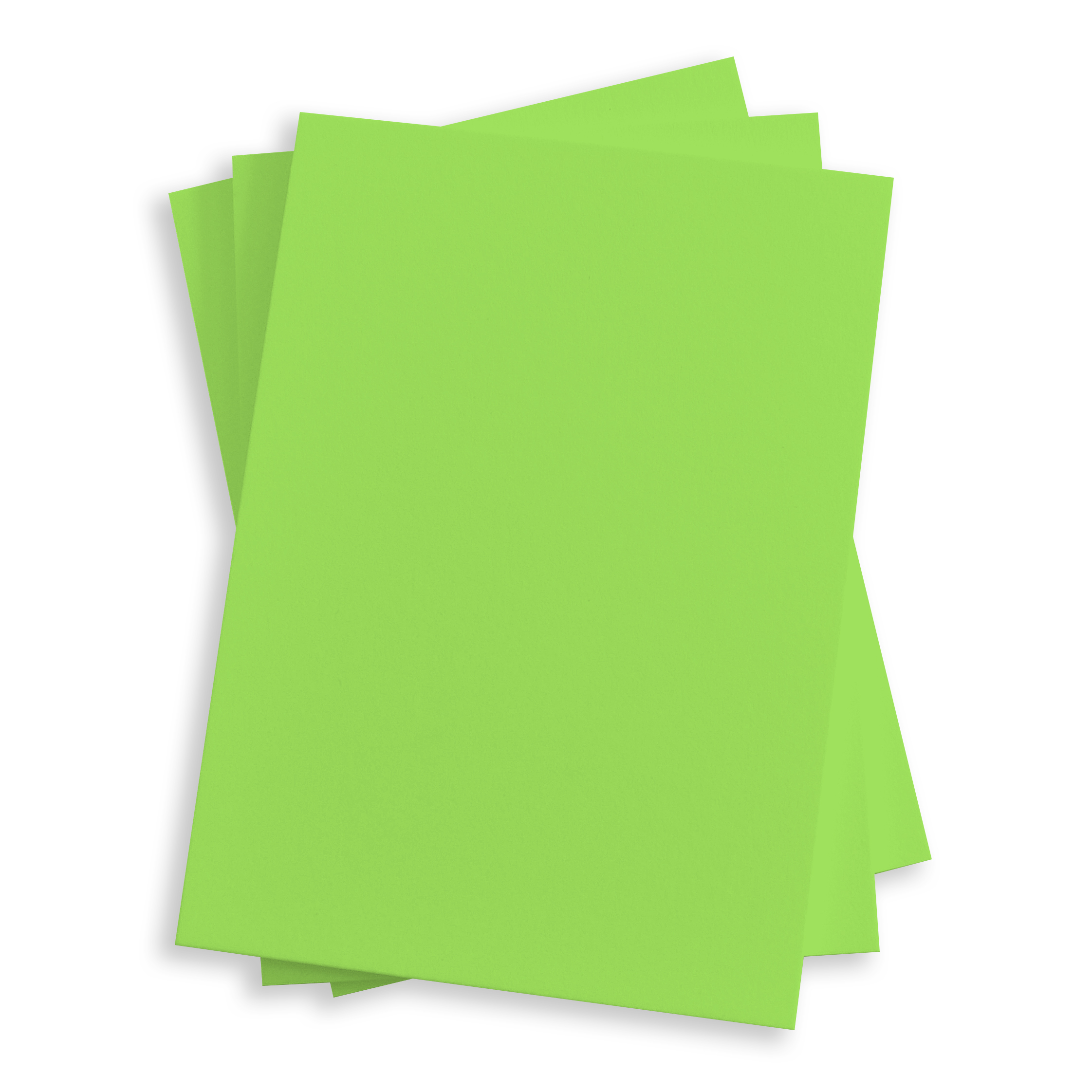 Leaf Green Flat Card - 4 7/8 x 6 7/8 Gmund Colors Matt 111C