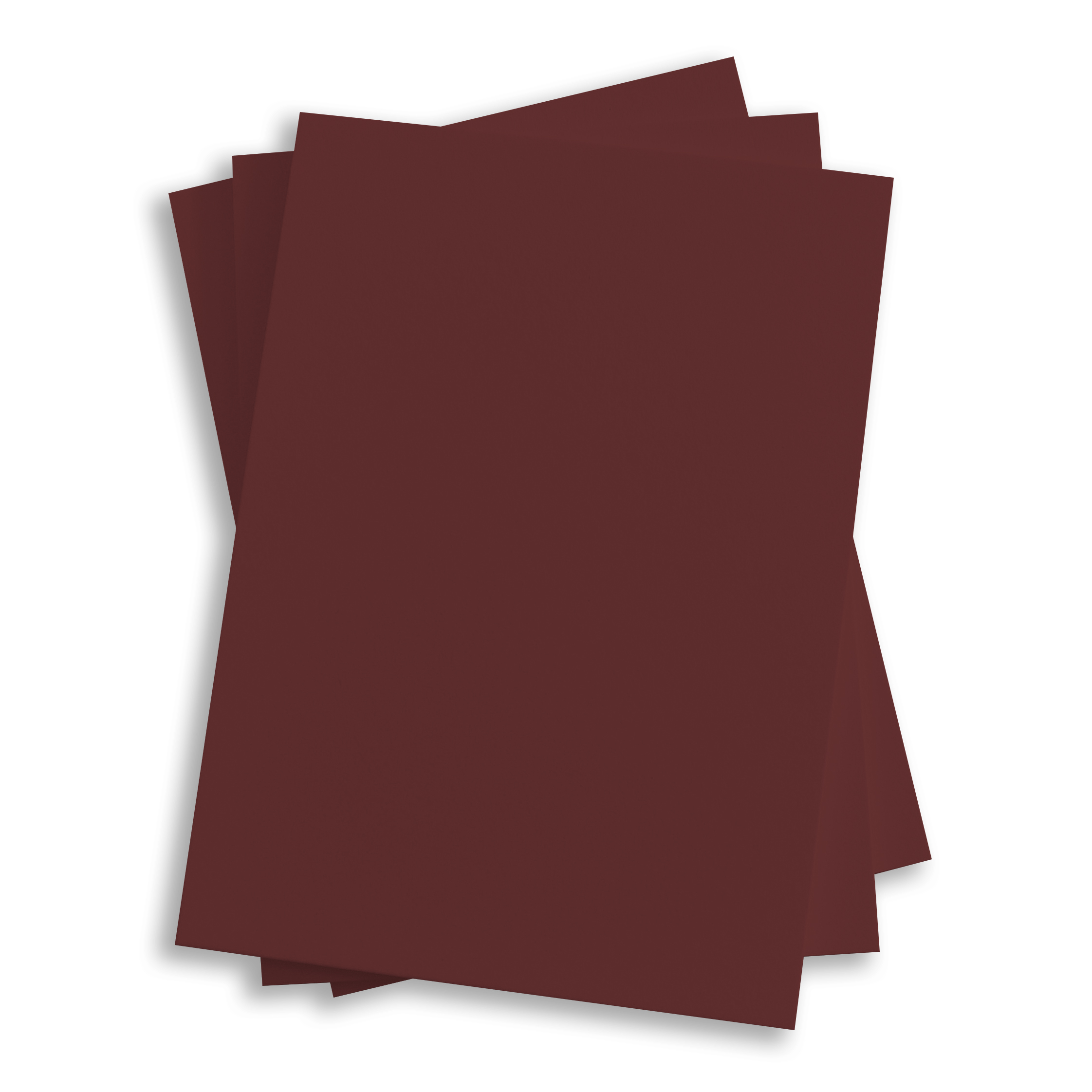 Merlot Red Flat Card - 4 7/8 x 6 7/8 Gmund Colors Matt 111C