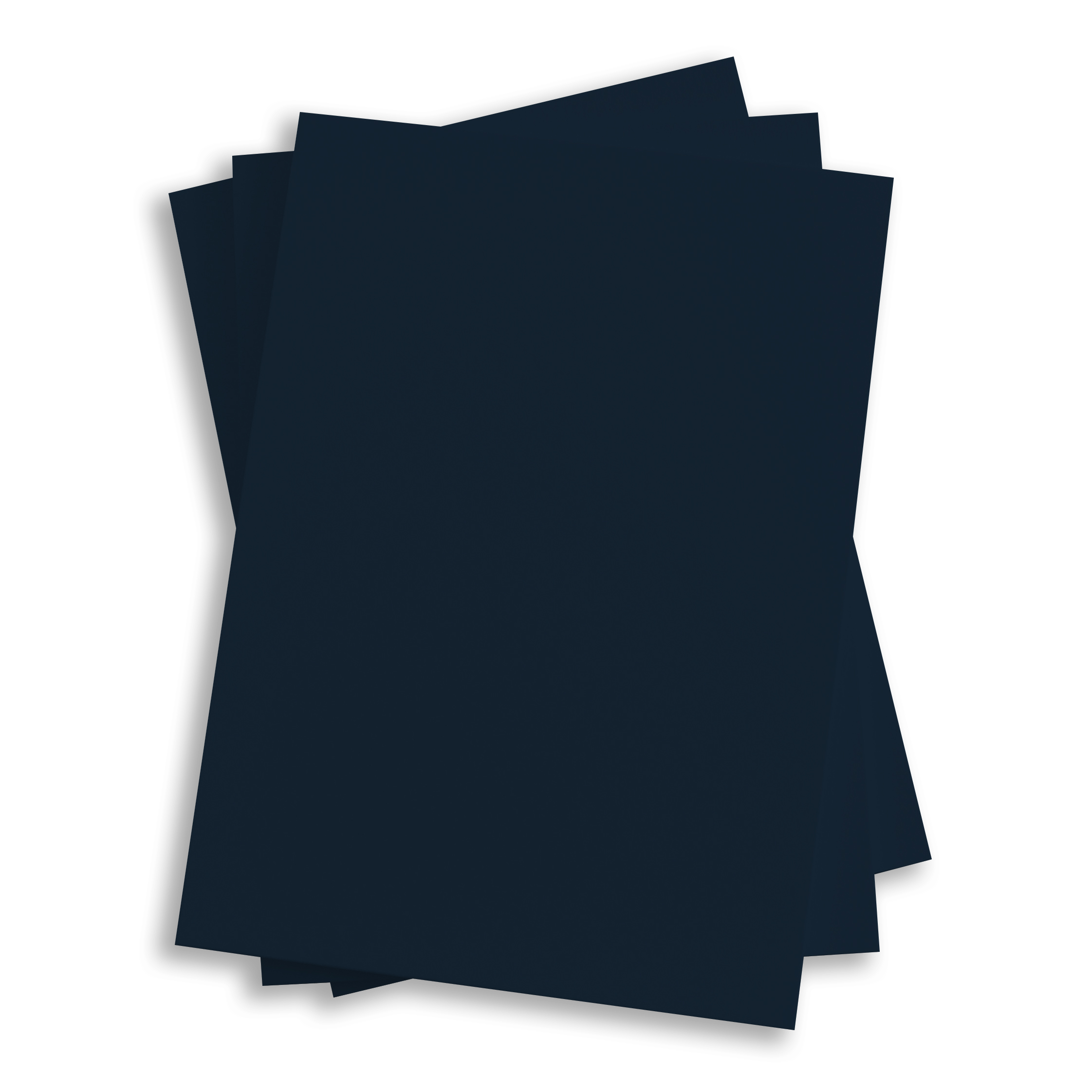 Dark Navy Blue Flat Card - 4 7/8 x 6 7/8 Gmund Colors Matt 111C