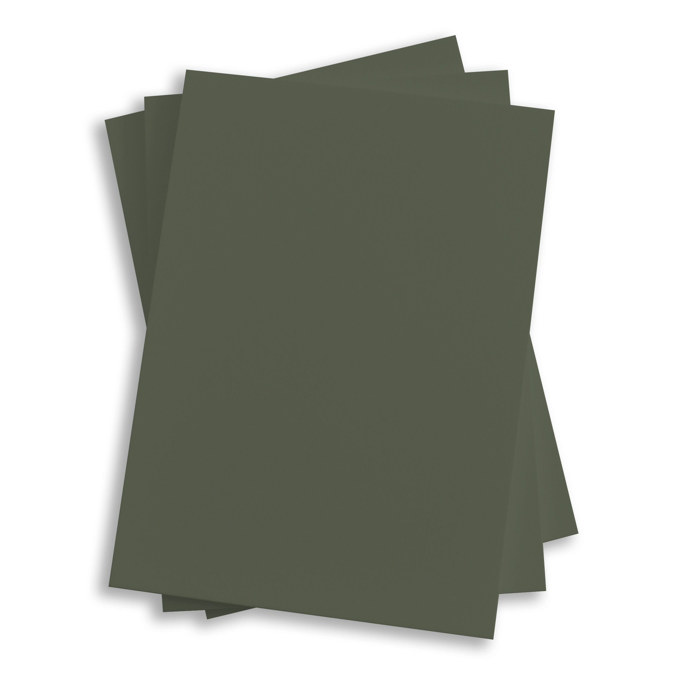 Seedling Green Flat Card - 4 7/8 x 6 7/8 Gmund Colors Matt 111C