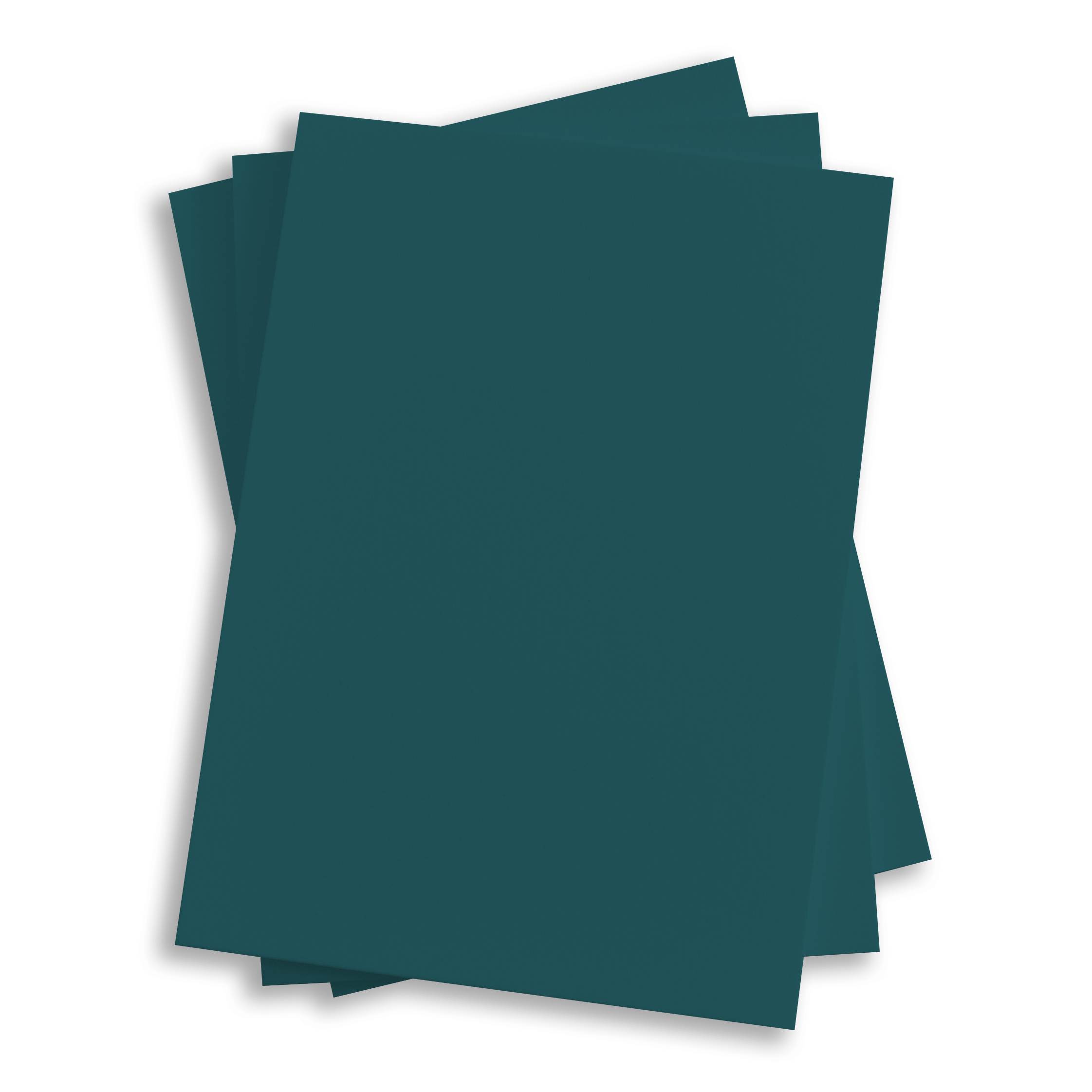 Dark Teal Blue Flat Card - 4 7/8 x 6 7/8 Gmund Colors Matt 111C